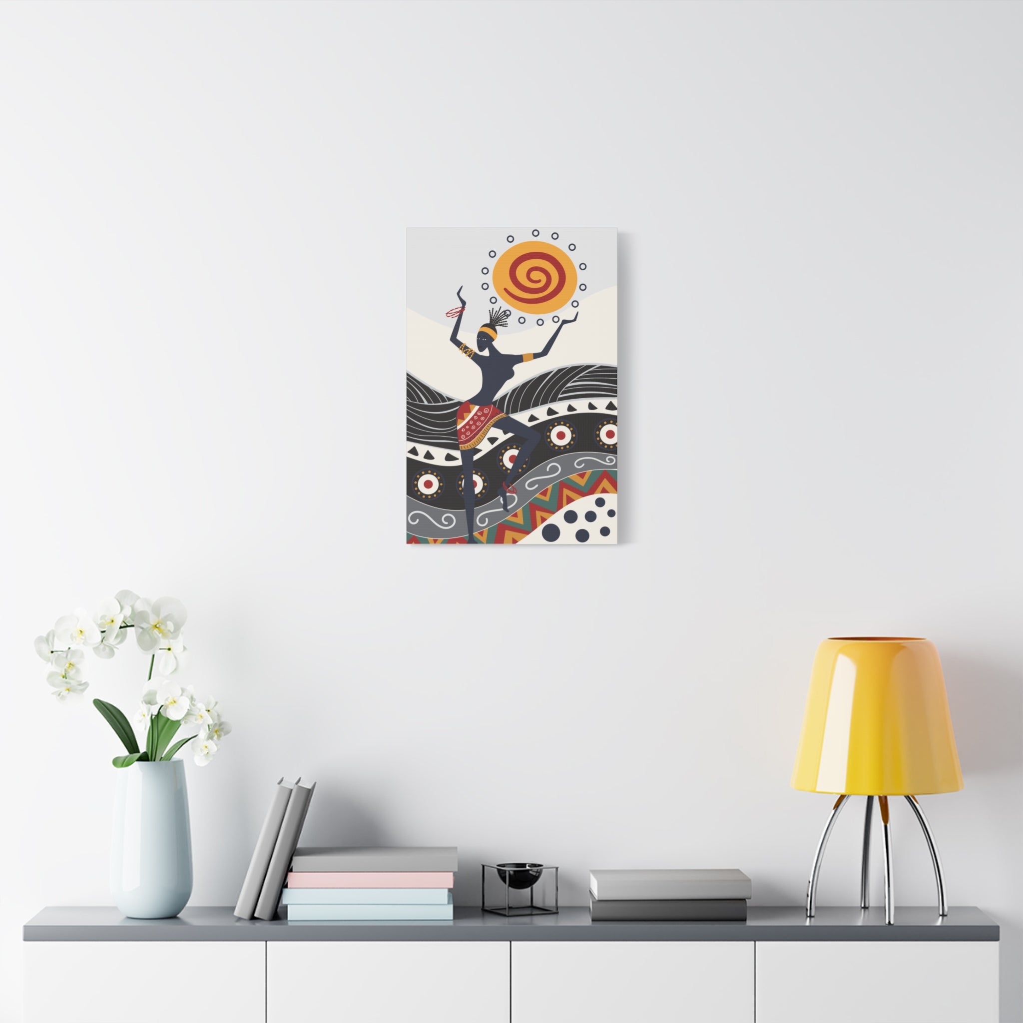 stretched-canvas-print-african-ornament-traditional-dance-wall-decor-african-wall-art-tribal-home-decoration-ethnic-african-a