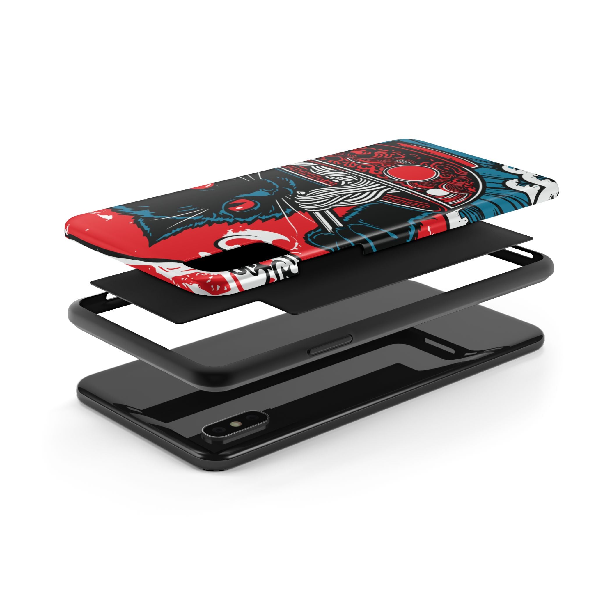 cat-eating-ramen-noodle-tough-iphone-case-japanese-anime-kawaii-protective-cover-anime-lover-gift-unique-iphone-shell-iphone-