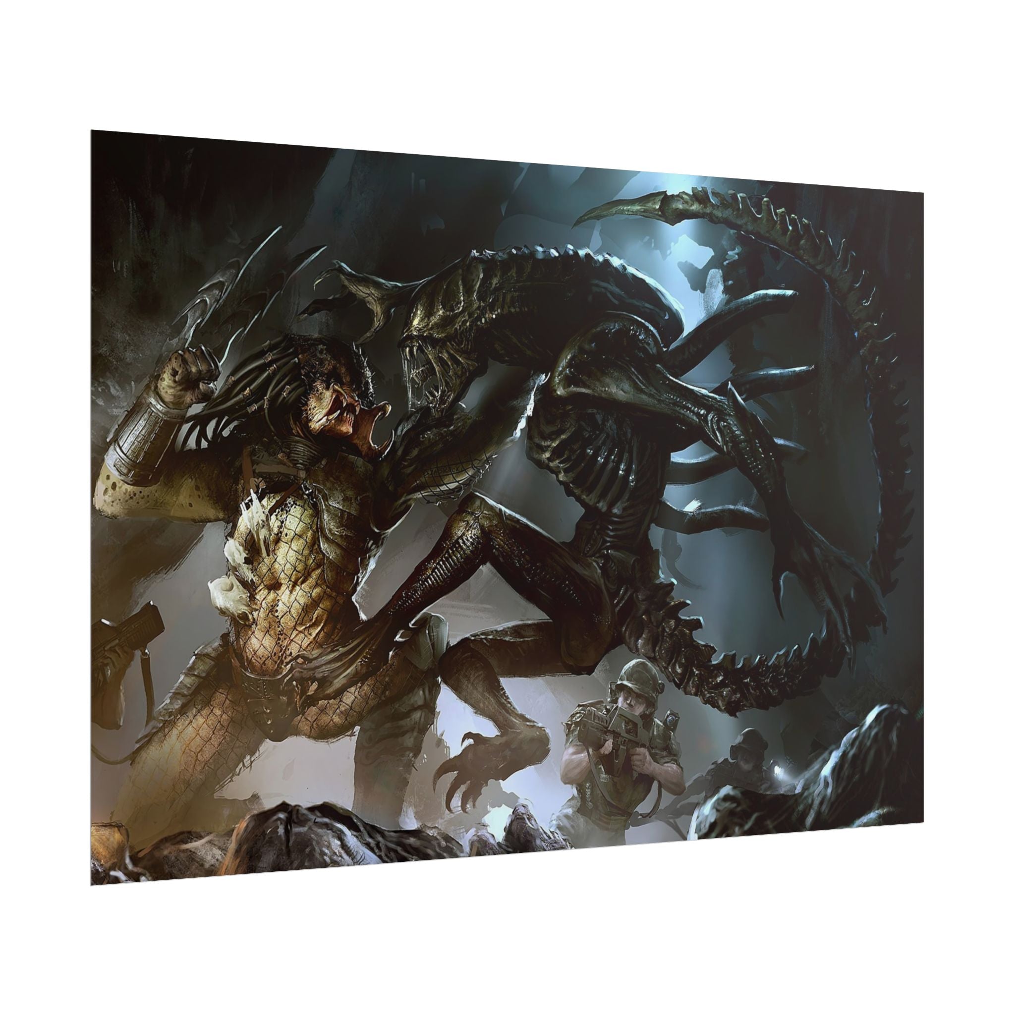 predator-alien-poster-print-xenomorph-si-fi-home-decor-movie-poster-pretador-fantasy-art