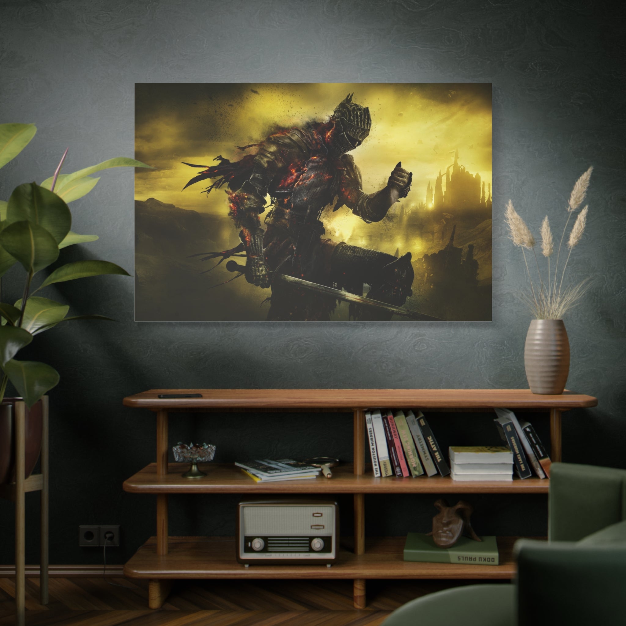dark-souls-canvas-wall-art-cinder-matte-stretched-canvas-dark-souls-game-art-work-home-decor-canvas-print