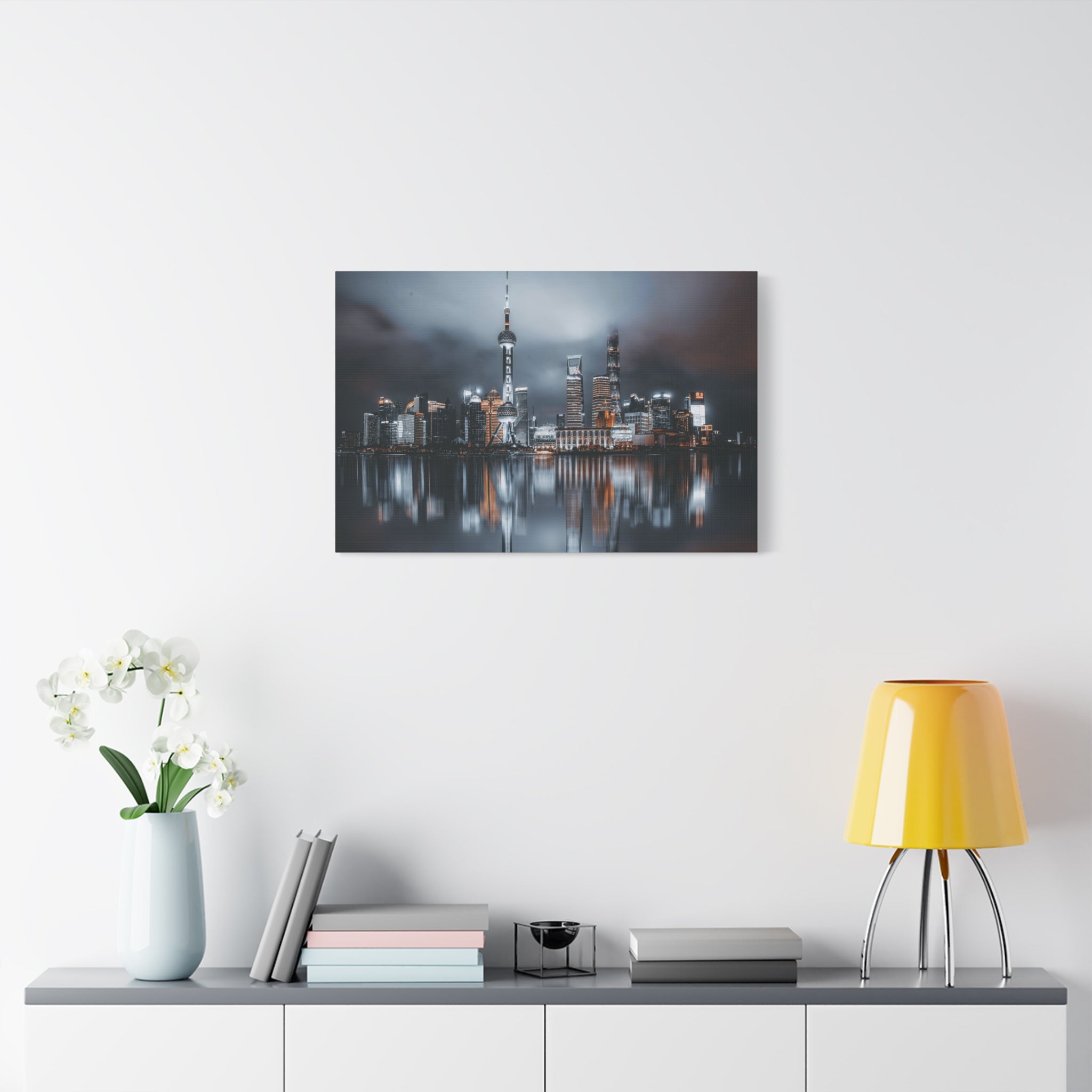 canvas-wall-art-shanghai-cityscape-matte-stretched-1-25-in-home-decor-wall-decor-living-room-art-gift-for-travelers-urban-art