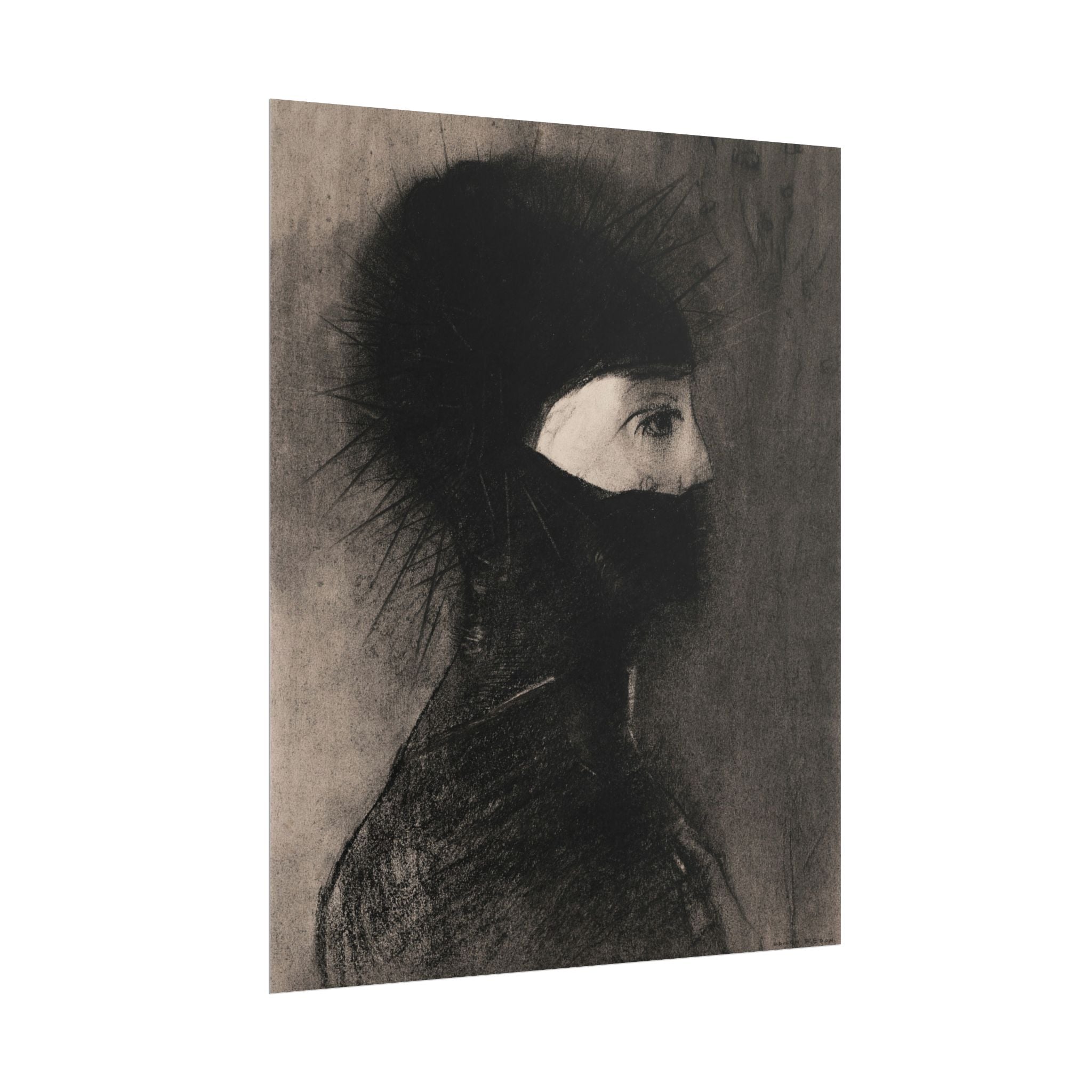 armor-by-odilon-redon-poster-print-vintage-woman-illustration-post-impressionism-art-wall-decor