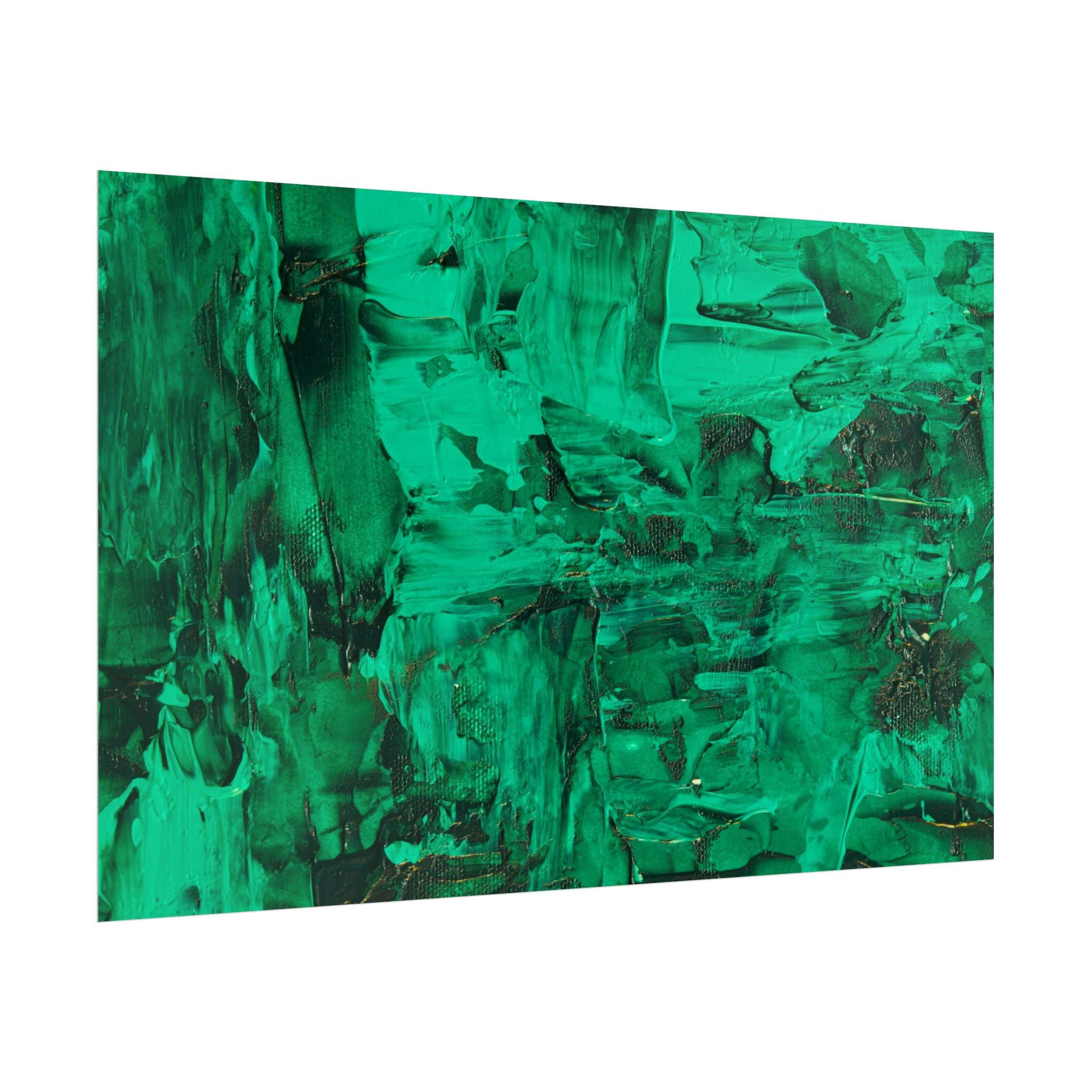 Abstract Green Poster Wall Art, Home Decor, Office Decor, Green Canvas Bedroom, Green Poster Print, Modern Art, Green Wall Decor