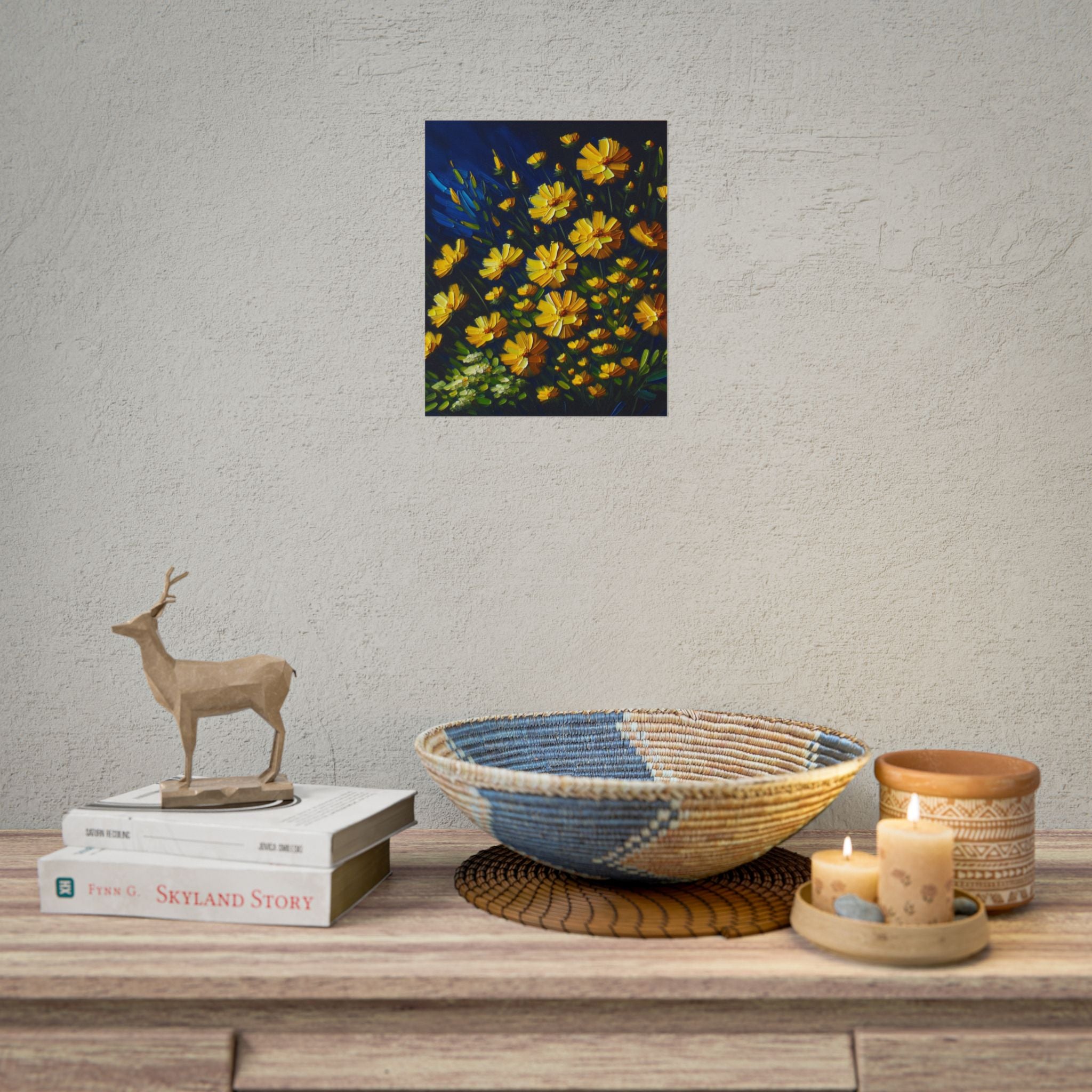 yellow-wildflowers-fine-art-poster-print-impasto-oil-painting-look-poster-wall-art-home-decor-floral-print-gift-for-nature-lo