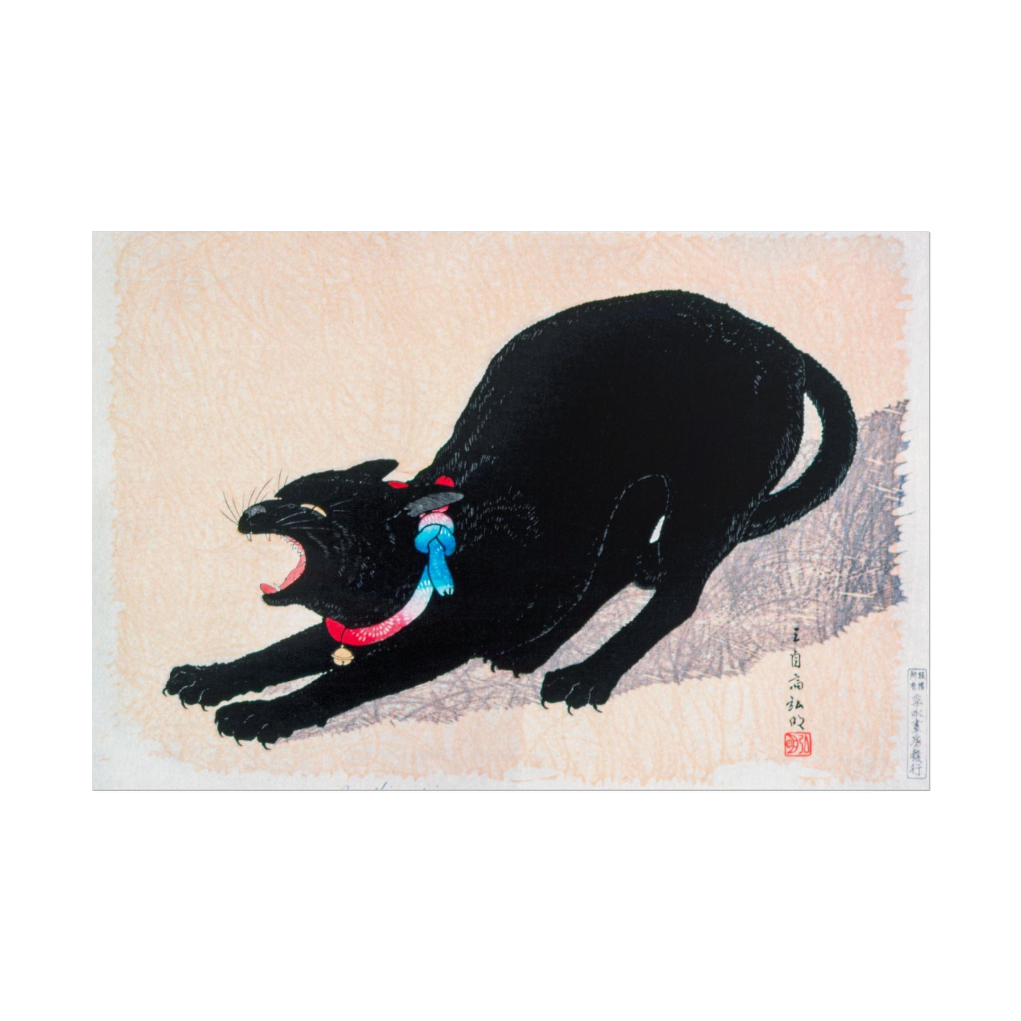 black-cat-hissing-poster-print-rolled-wall-art-for-cat-lovers-cat-art-decor-cat-themed-home-decor-gift-for-cat-owners-cat-wal