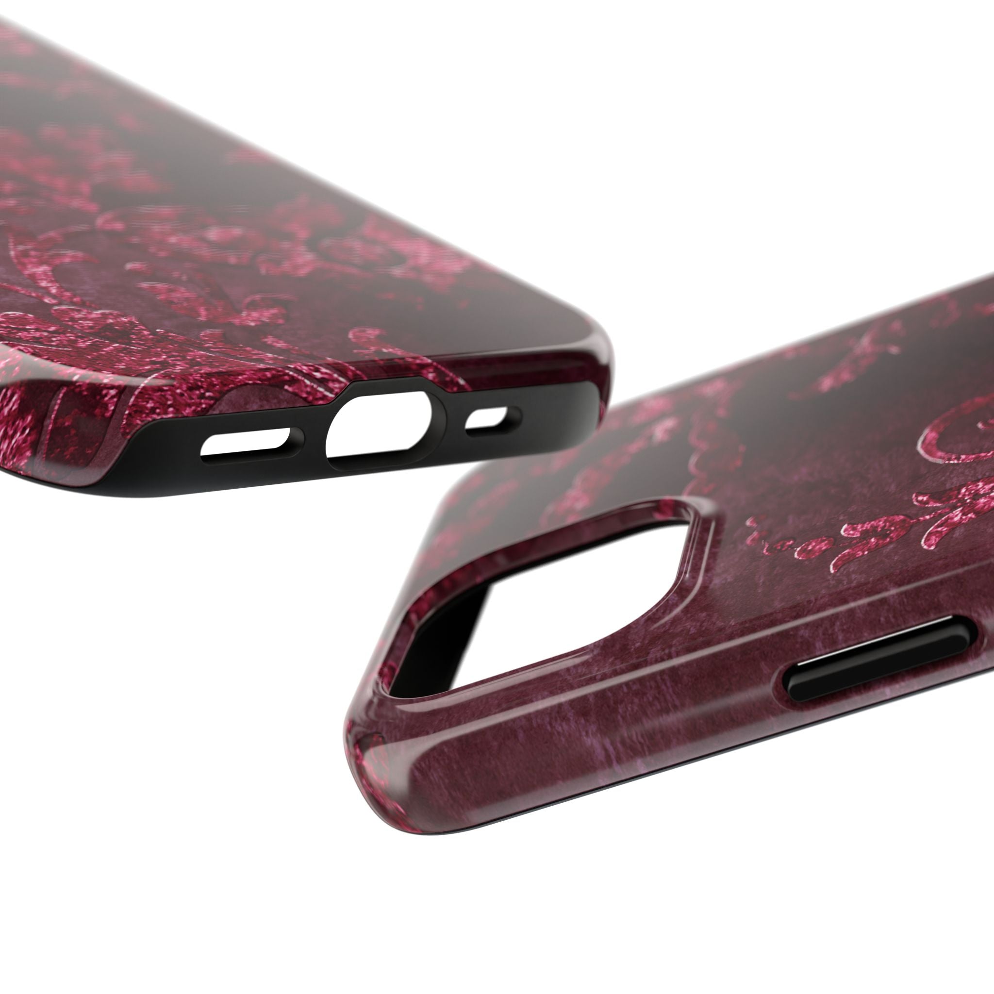 embossed-burgundy-velvet-tough-iphone-case-protective-iphone-cover-heavy-duty-iphone-case-rugged-phone-case-durable-smartphon