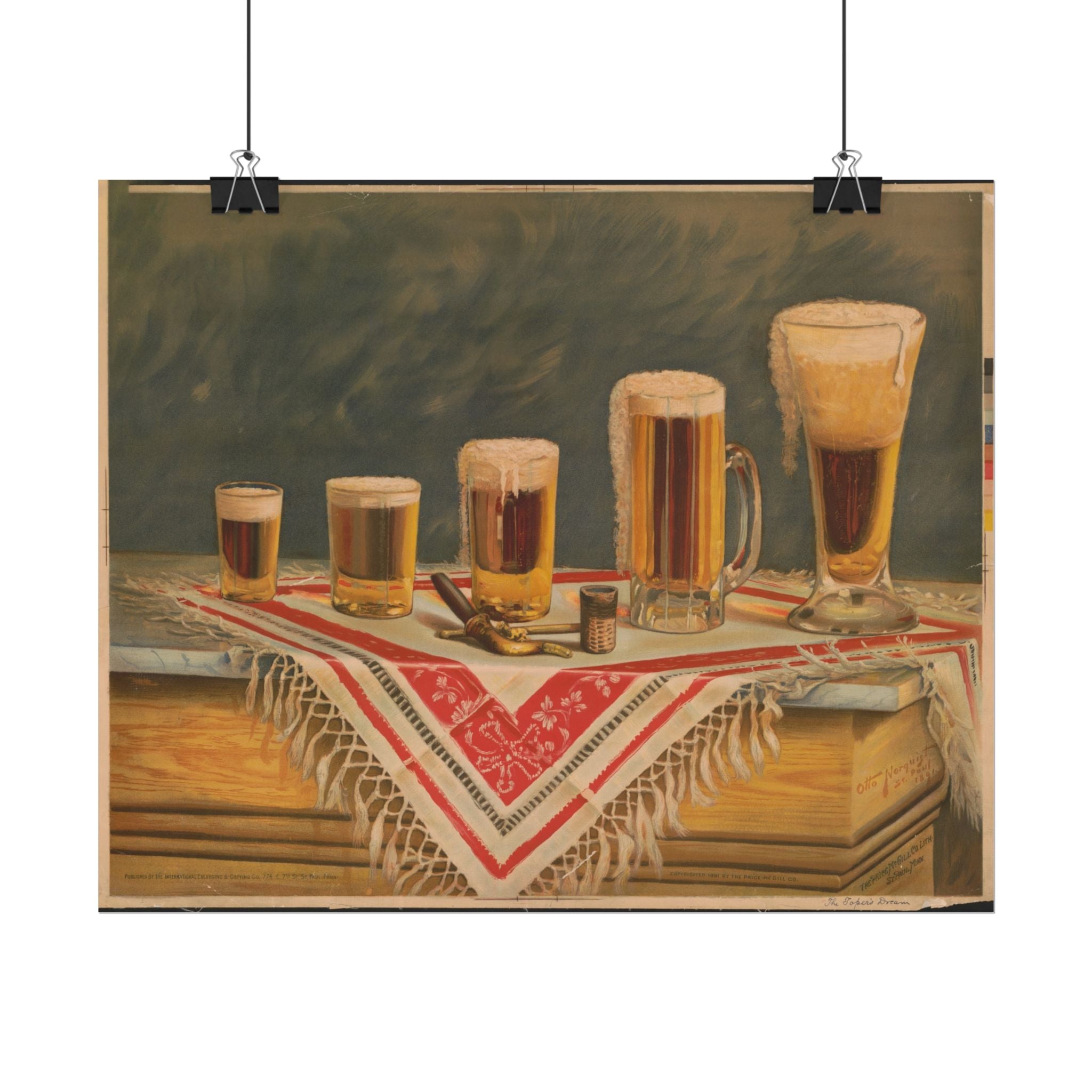 Vintage Beer Poster Print, Beer Wall Art, Bar Decor, Living Room Decor, Alcohol Gift, Poster Print, Beer Gift, Beer Lover, Beer Poster