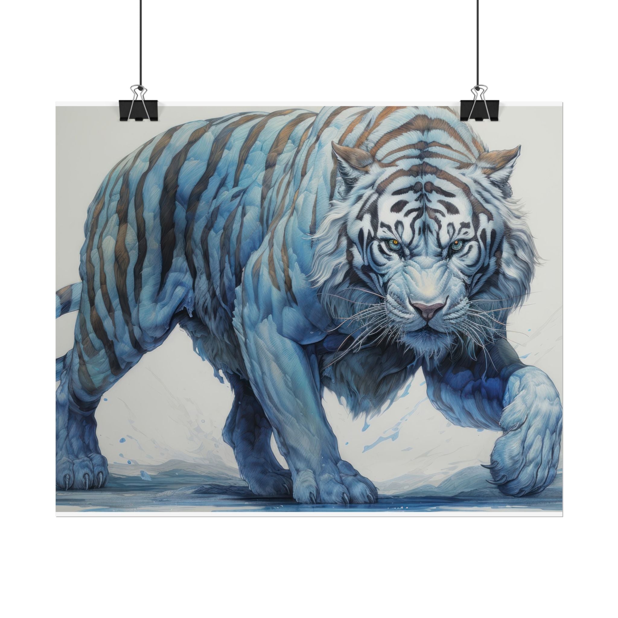 fantasy-white-tiger-poster-print-rolled-posters-for-wall-decor-tiger-wall-art-safari-animal-art-print-home-office-decor-jungl