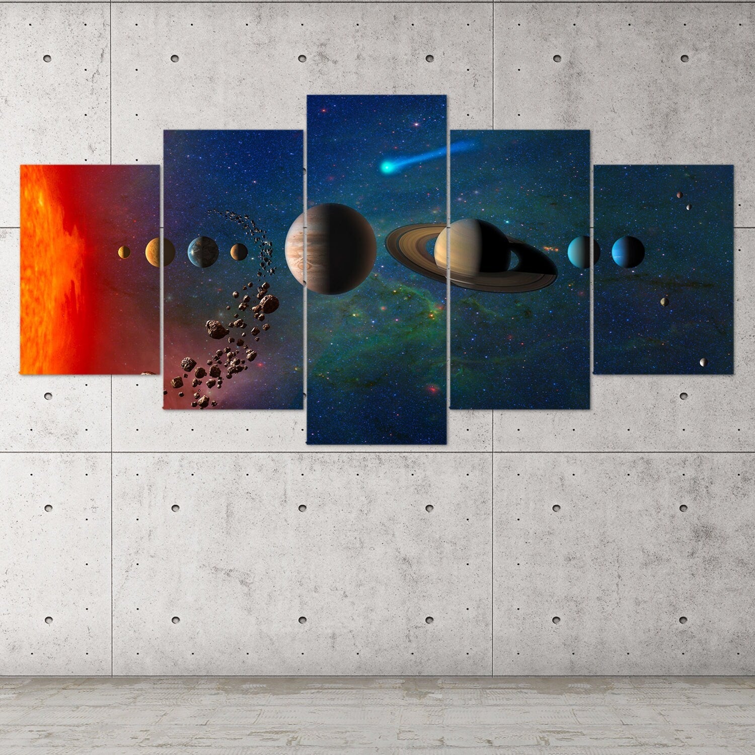 solar-system-5-piece-canvas-wall-art-solar-system-decor-solar-system-wall-art-gift-solar-system-for-kids-printable-solar-syst
