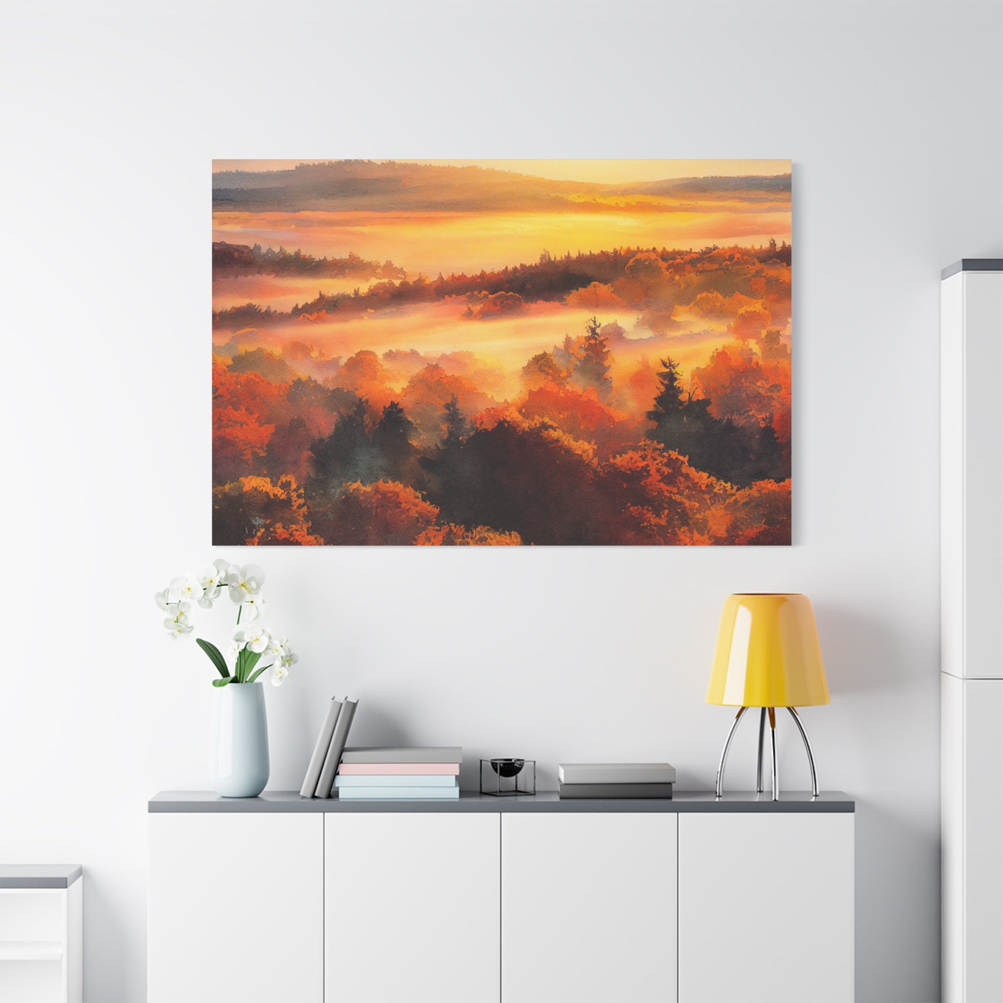 watercolor-fall-canvas-wall-art-fall-sunset-tree-print-stretched-matte-canvas-home-decor-autumn-decor-gift-for-nature-lovers