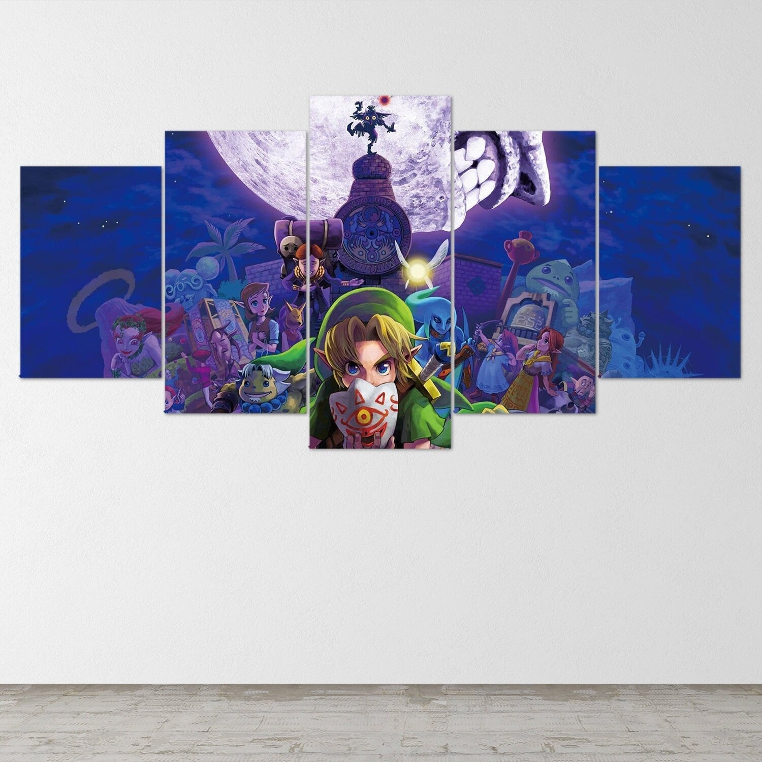 the-legend-of-zelda-5-piece-canvas-wall-art-extra-large-wall-art-the-legend-of-zelda-poster-the-legend-of-zelda-5-piece-5-pan