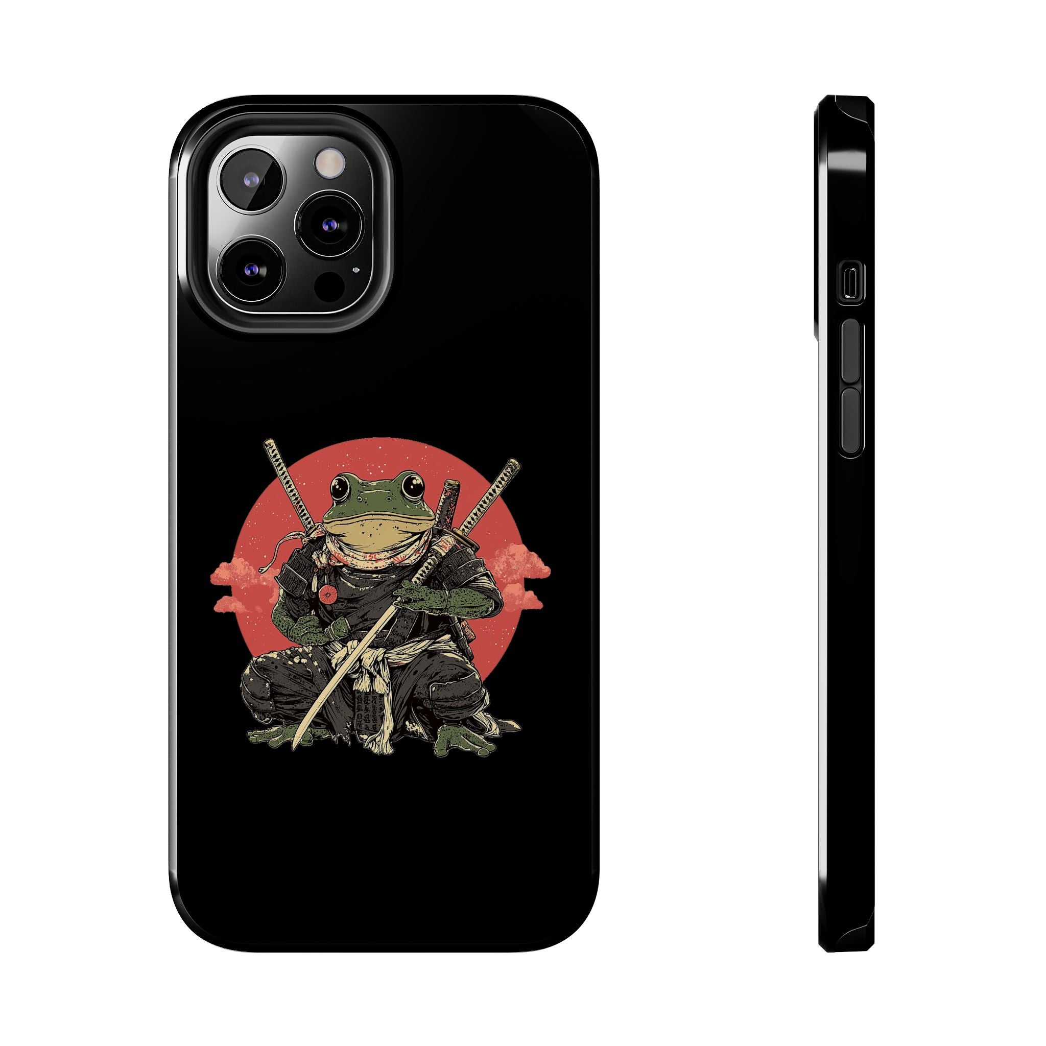 retro-vintage-ninja-frog-iphone-tough-case-red-sun-japanese-samurai-frog-design-ninja-warrior-black-iphone-hard-cover