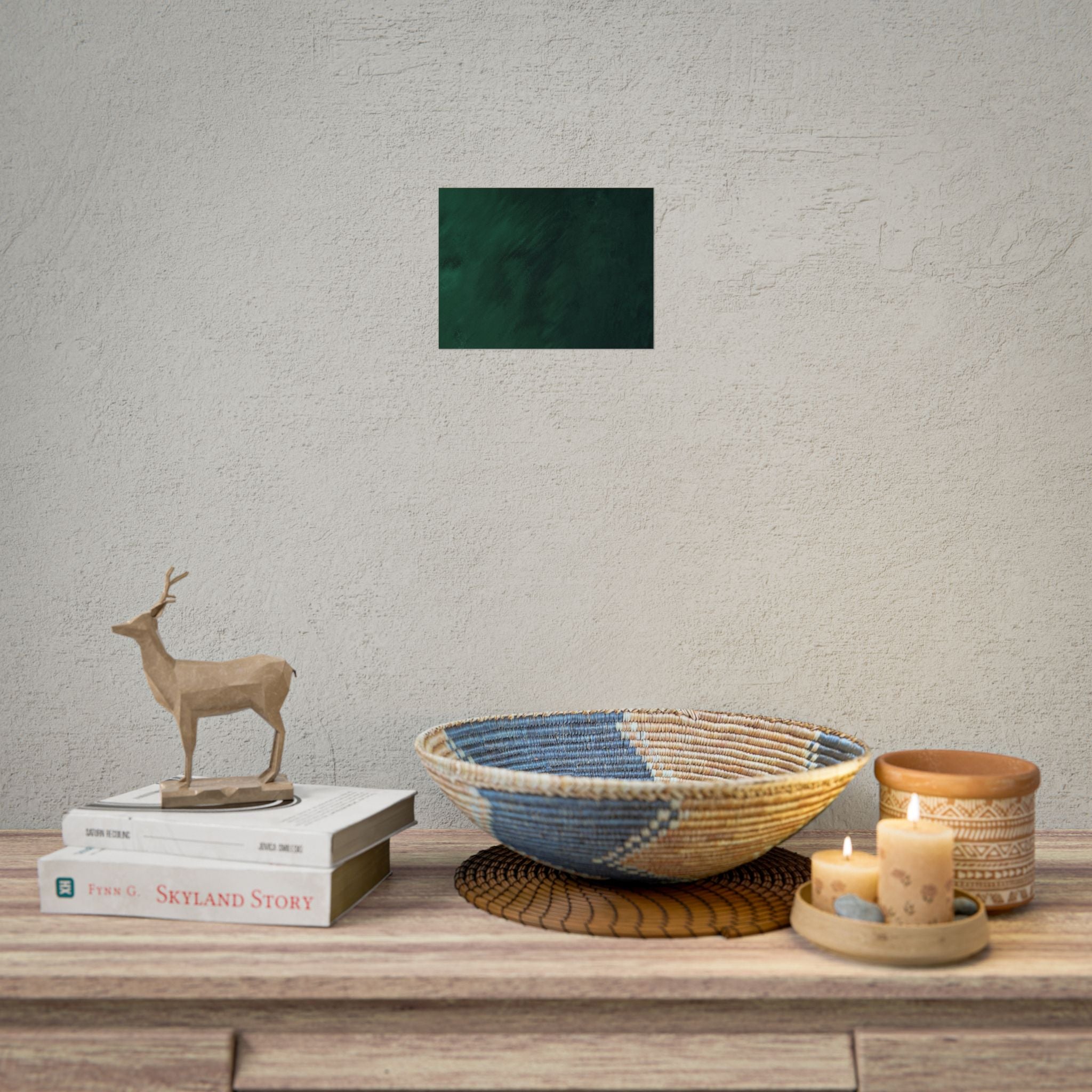 Abstract Green Poster Wall Decor- Wall Art, Home Decor, Office Decor, Green Canvas Bedroom, Modern Art, Green Print