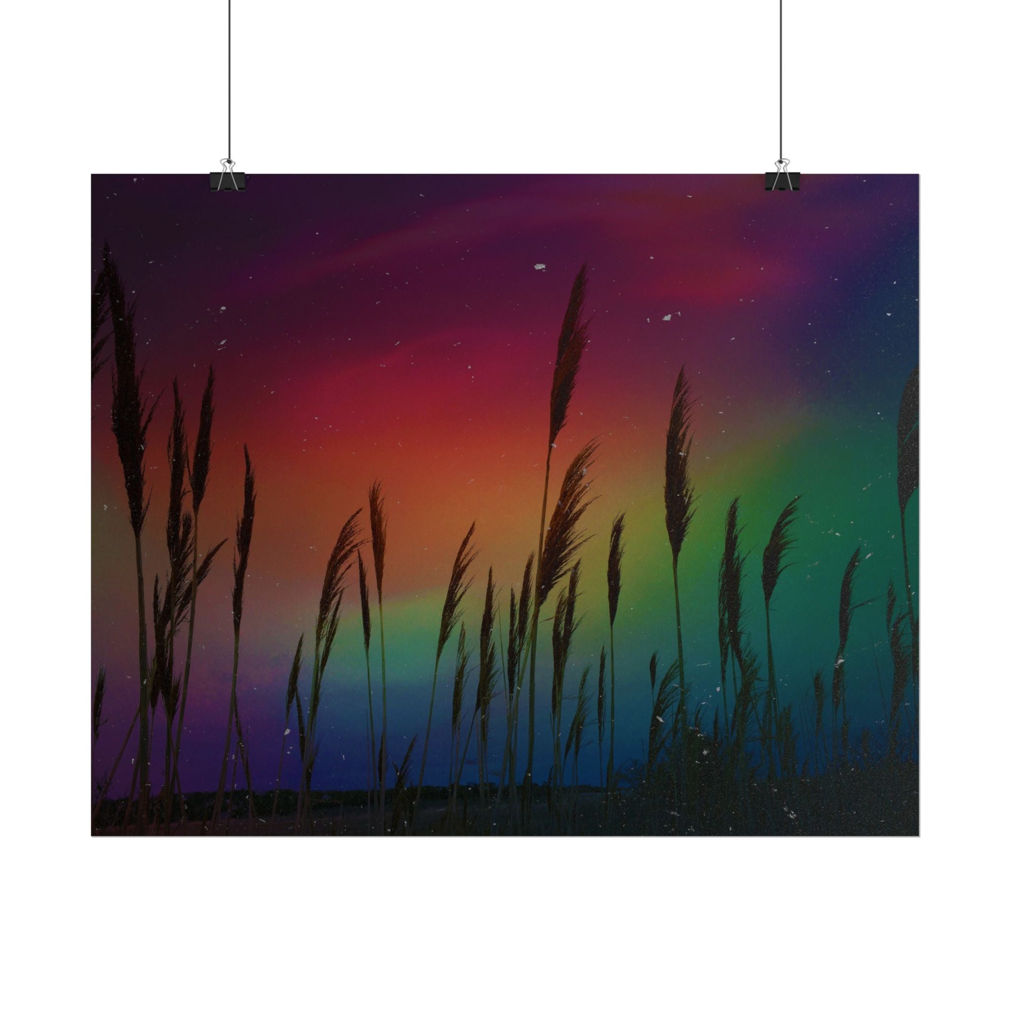 aurora-borealis-poster-wall-art-scenery-northern-lights-poster-print-home-wall-decor-starry-night-picture-housewarming-gifts-