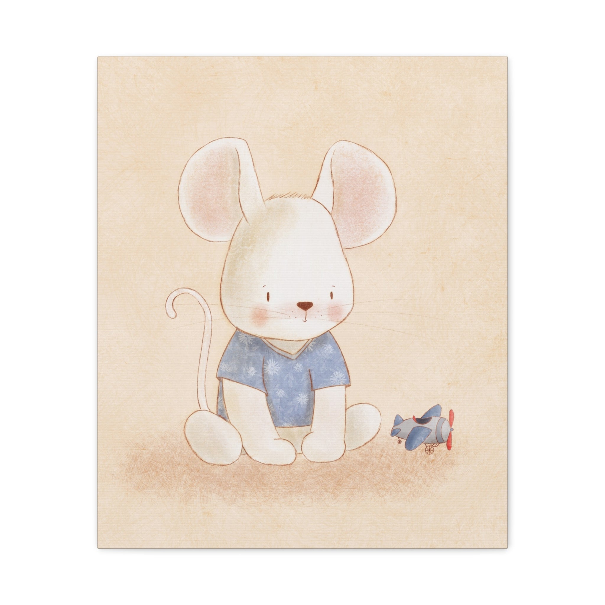 canvas-wall-art-cute-mouse-nursery-decor-baby-mouse-print-nursery-art-cute-mouse-decoration-baby-nursery-cute-animals