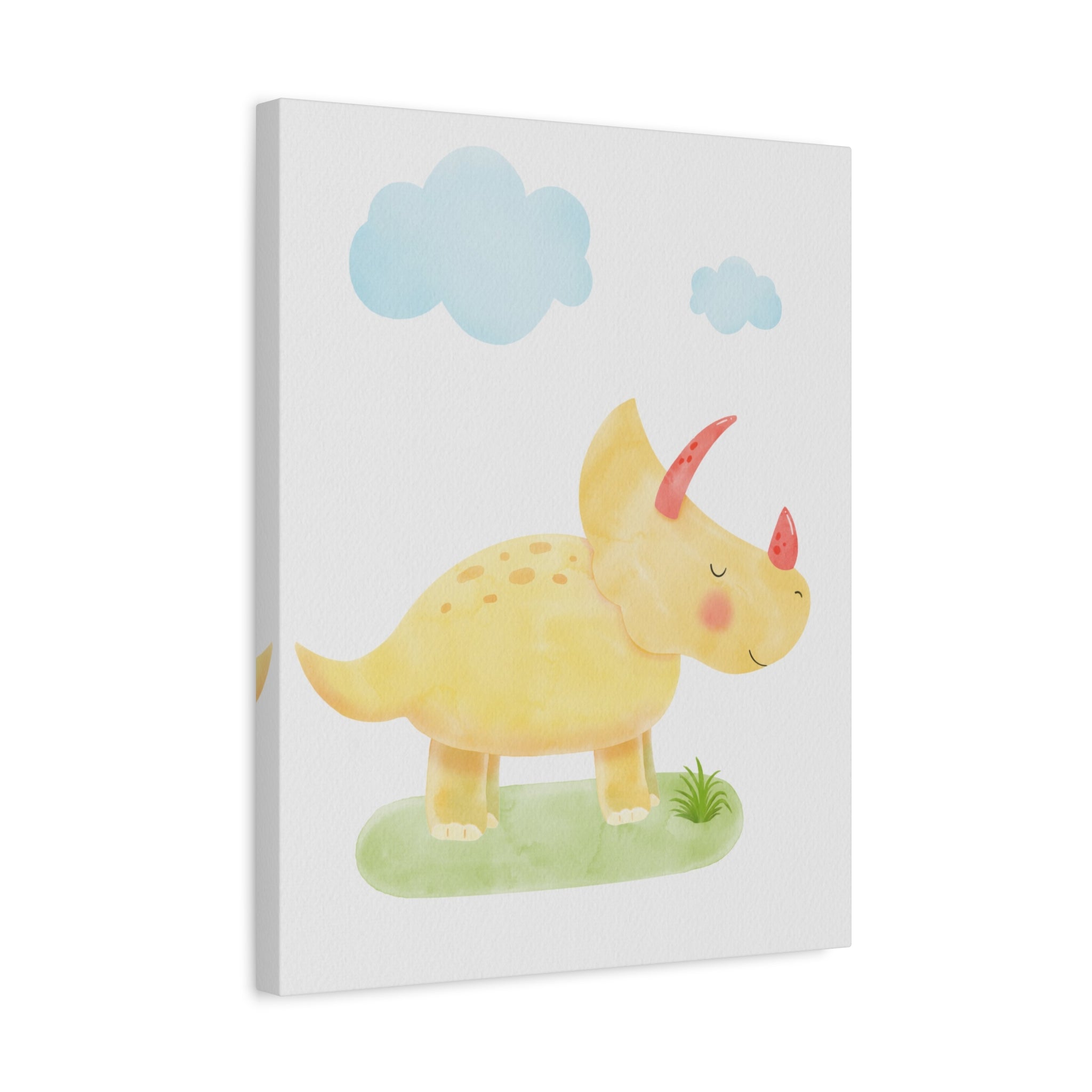 canvas-wall-art-cute-yellow-dino-nursery-decor-baby-dinosaur-print-nursery-art-cute-dinosaur-decoration-baby-nursery-dinosaur