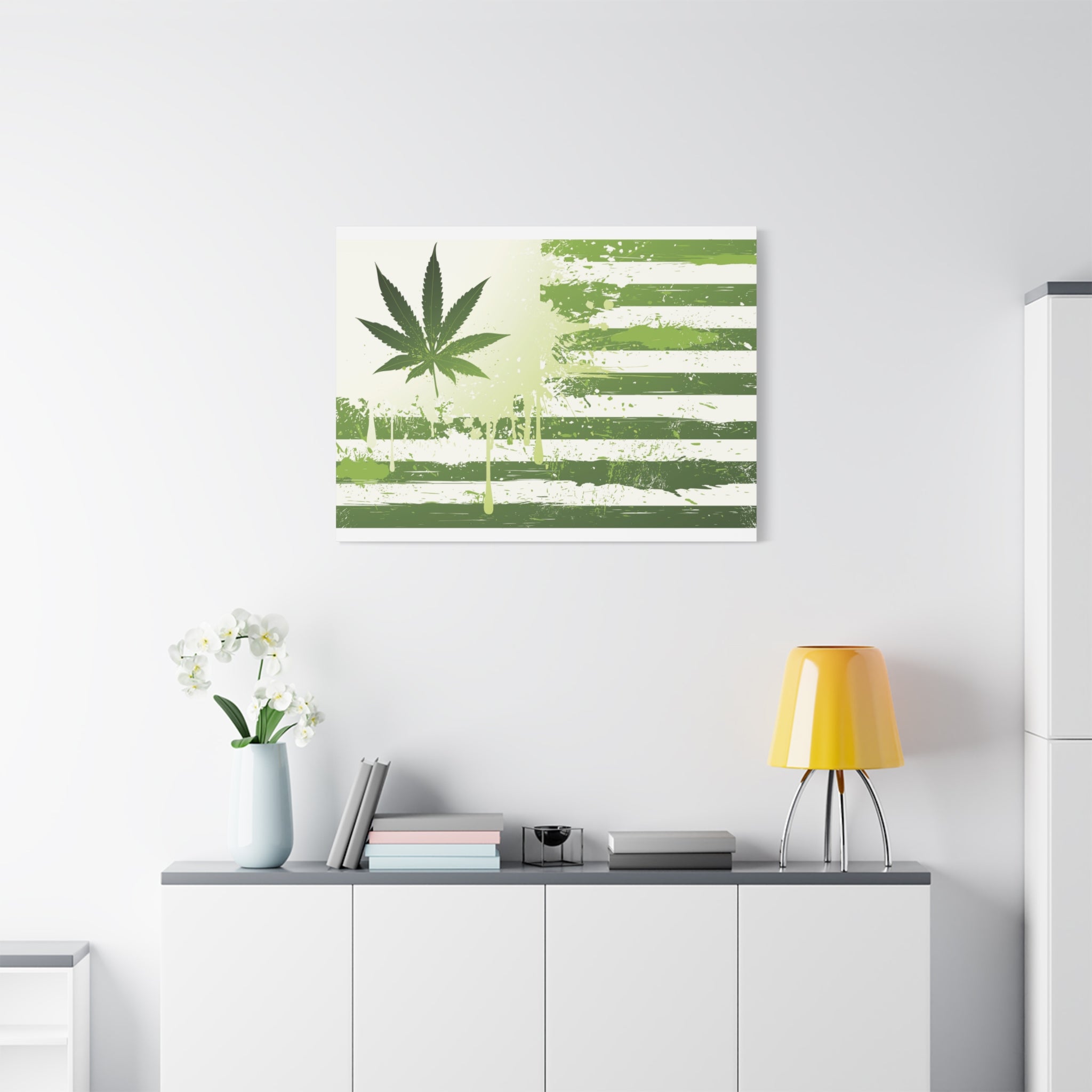 canvas-print-marijuana-republic-weed-mary-jane-funny-home-decor-wall-art-stretched-matte-wall-hanging-decorative-weed-art-mar