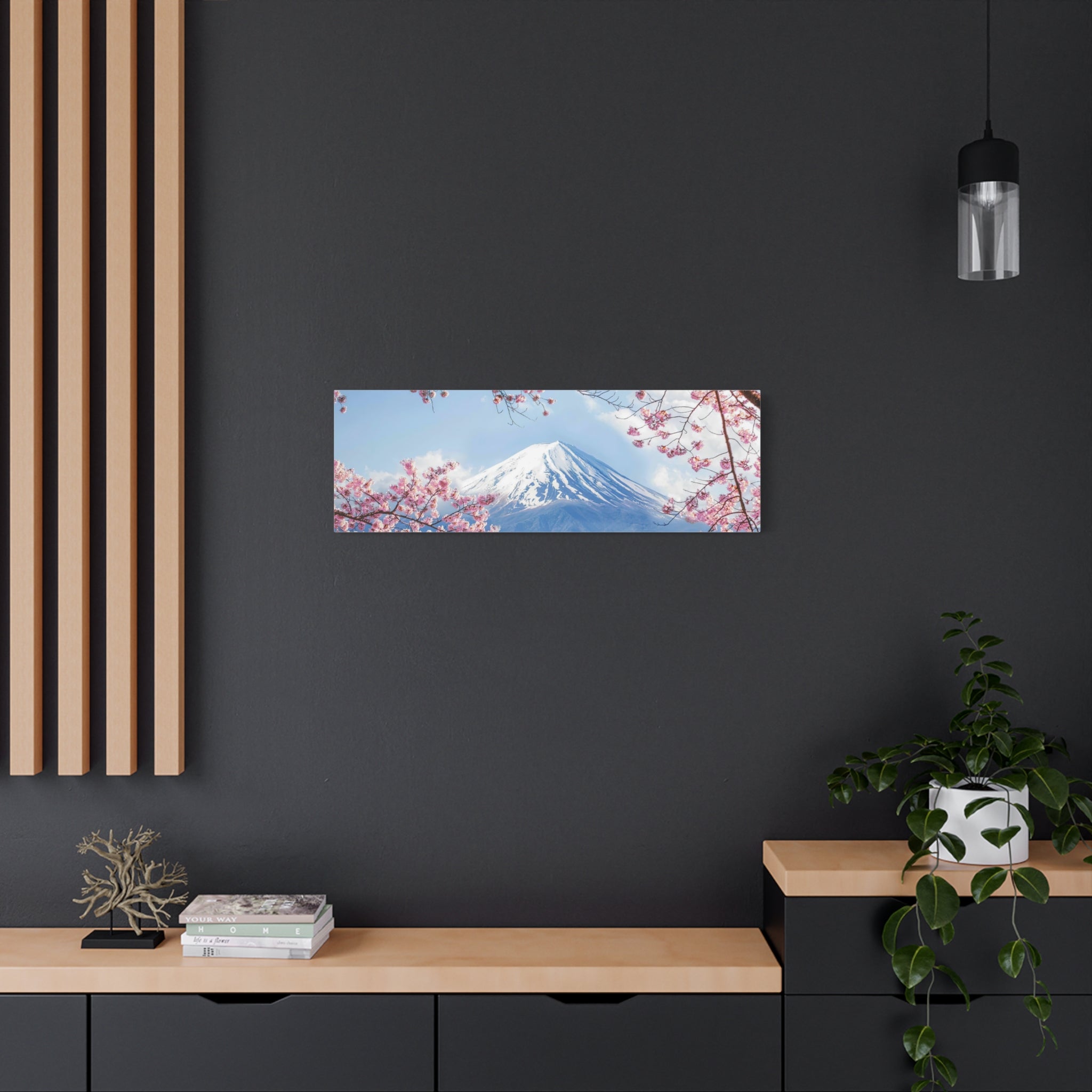 canvas-print-mount-fuji-cherry-blossom-wall-art-scenery-winter-sakura-flower-decor-stretched-matte-japanese-landscape-home-de
