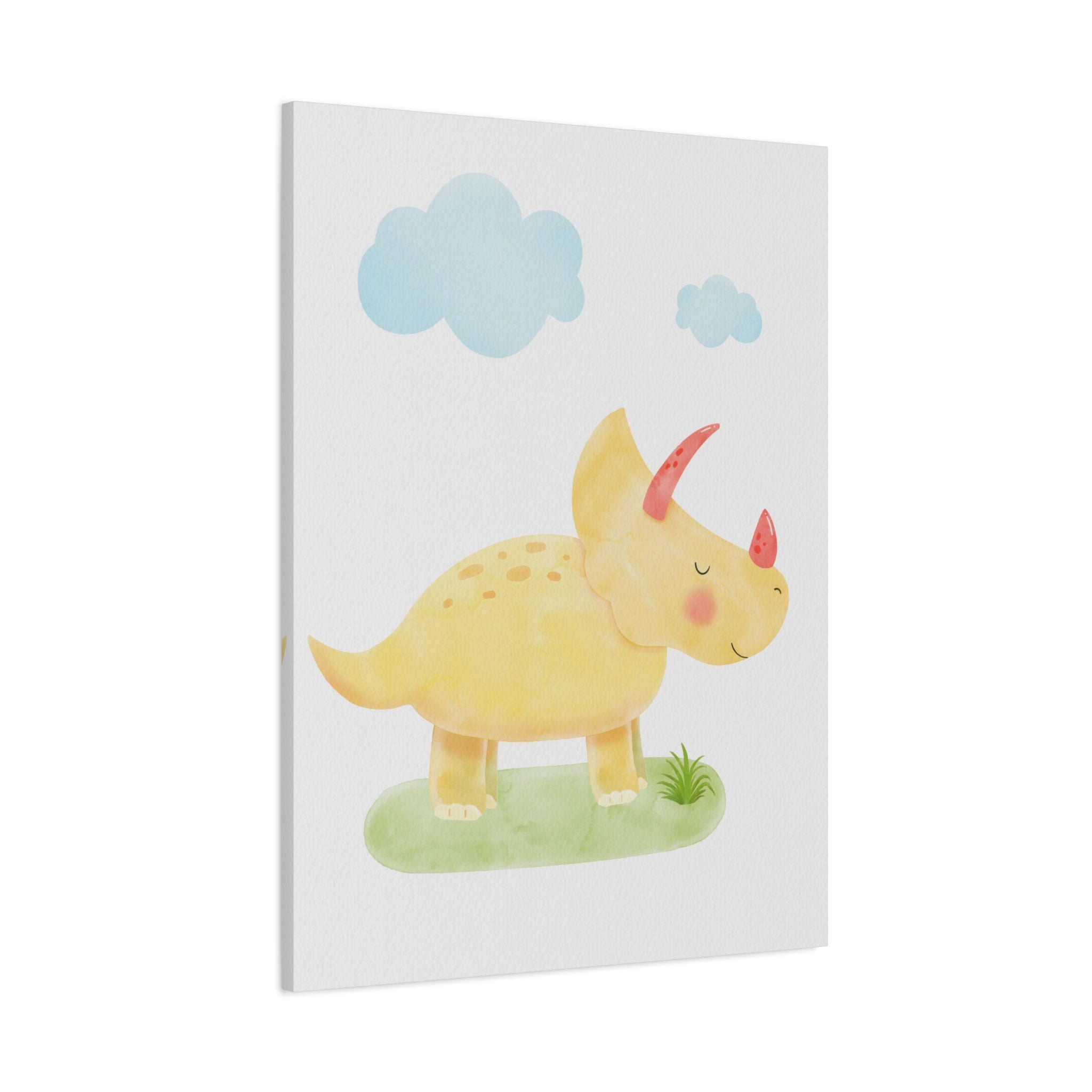 canvas-wall-art-cute-yellow-dino-nursery-decor-baby-dinosaur-print-nursery-art-cute-dinosaur-decoration-baby-nursery-dinosaur