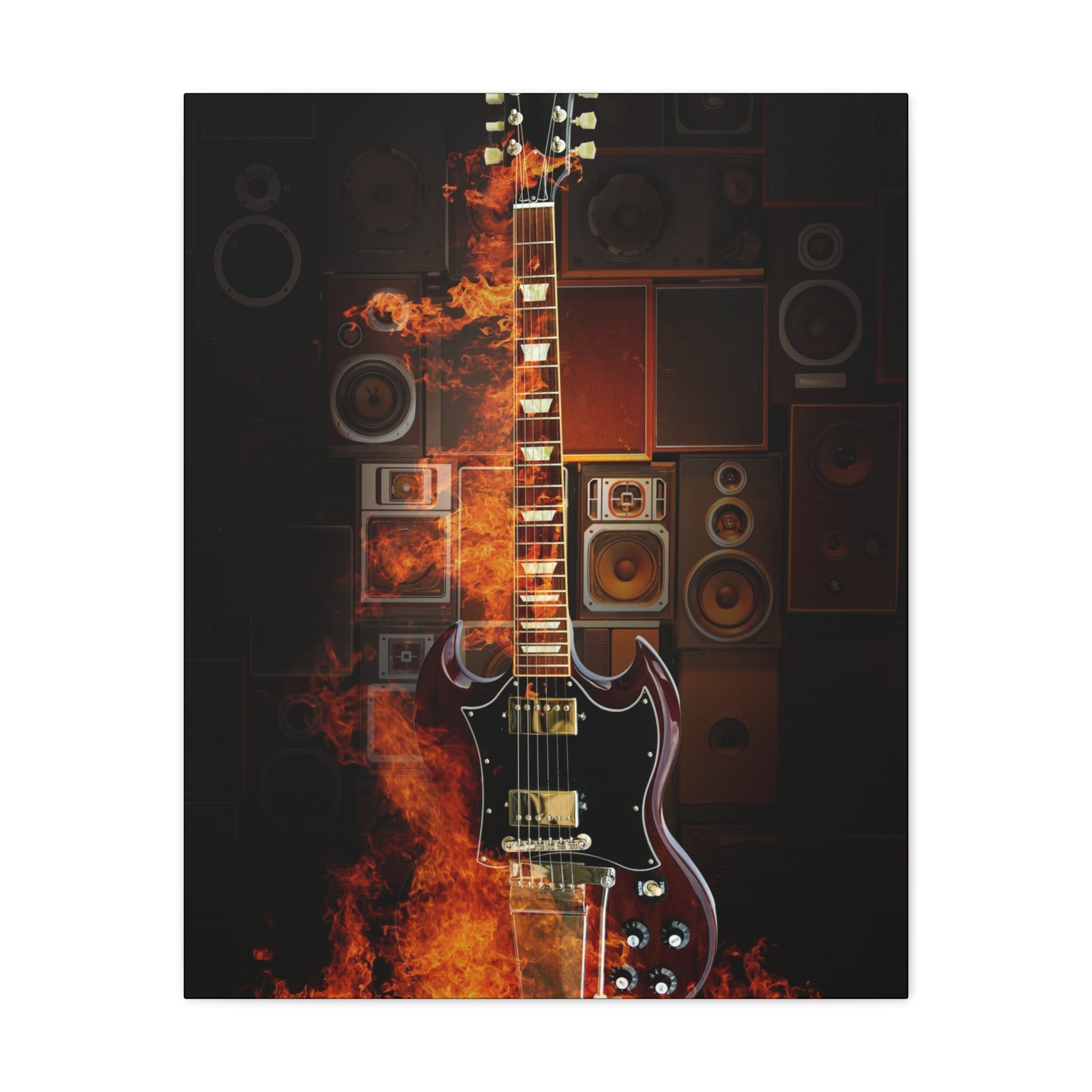 canvas-print-rock-n-roll-guitar-in-fire-home-wall-decor-music-art-gift-matte-stretched-wall-art-musicians-gift-guitarist-deco