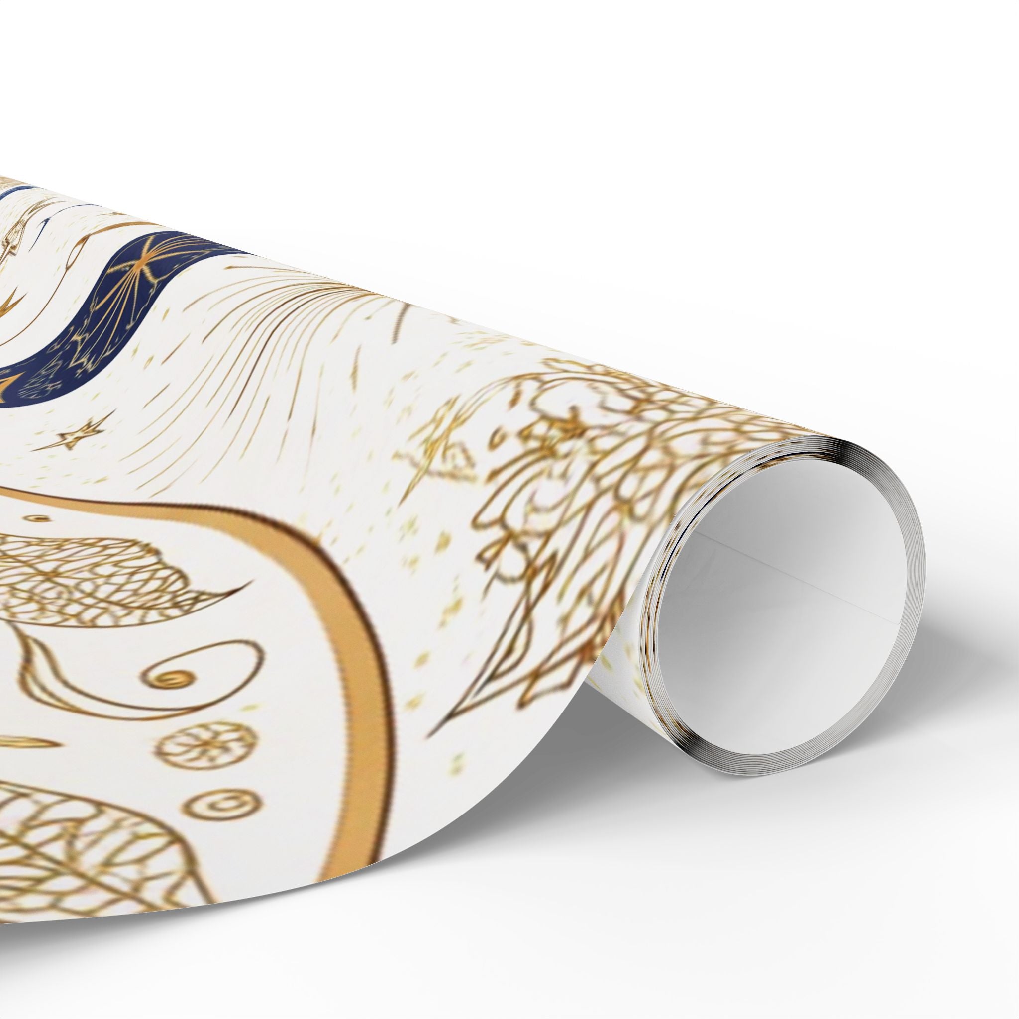 ramadan-night-wrapping-papers-islamic-crescent-moon-gift-wrap-mosque-silhouette-eid-holiday-supplies-festive-present-packagin