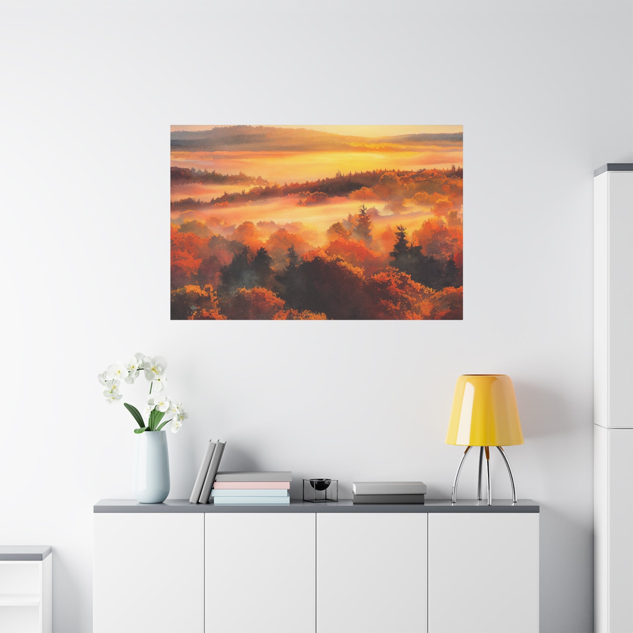 watercolor-fall-canvas-wall-art-fall-sunset-tree-print-stretched-matte-canvas-home-decor-autumn-decor-gift-for-nature-lovers