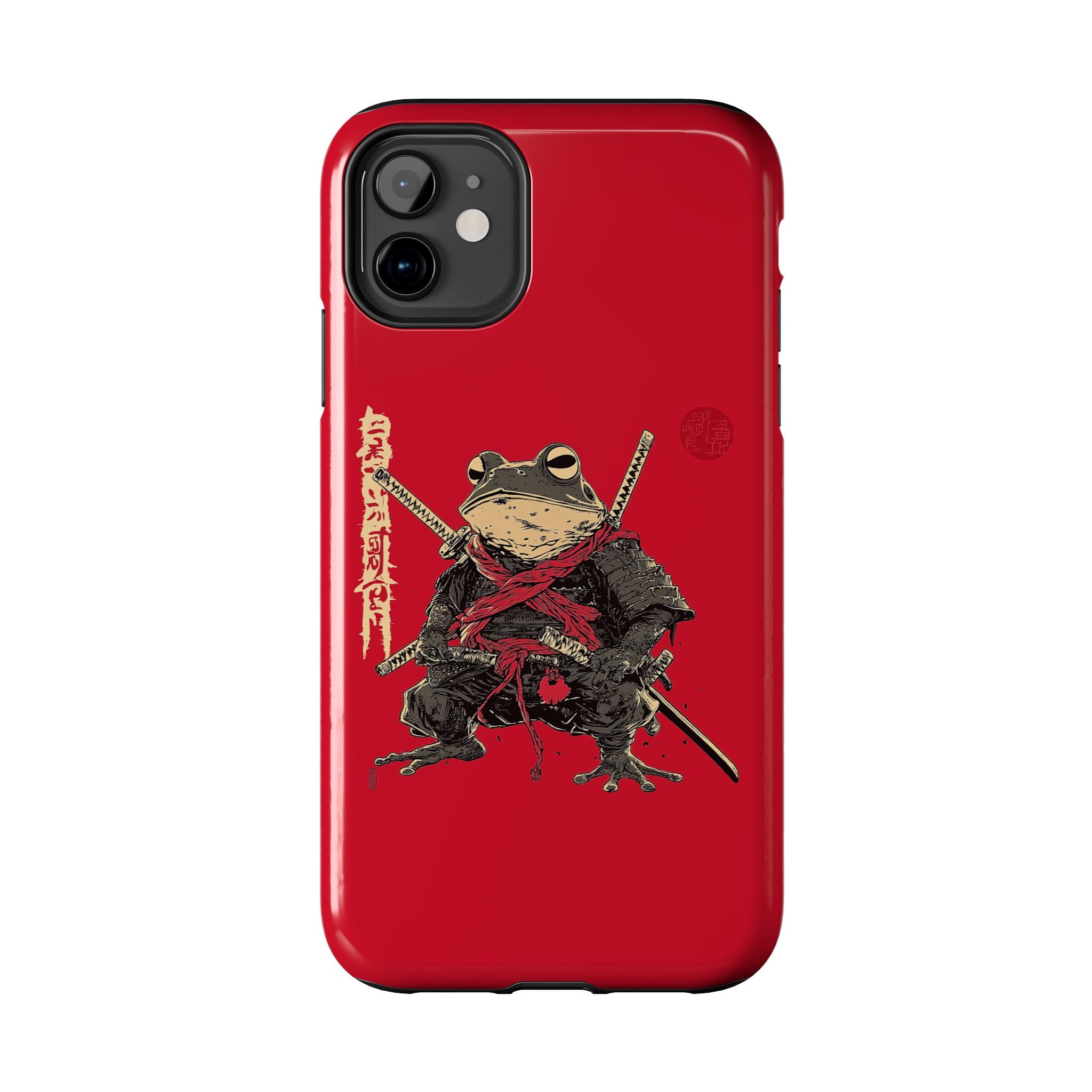 retro-vintage-ninja-frog-iphone-tough-case-red-sun-japanese-samurai-frog-design-stylish-tough-protector-red-iphone-case