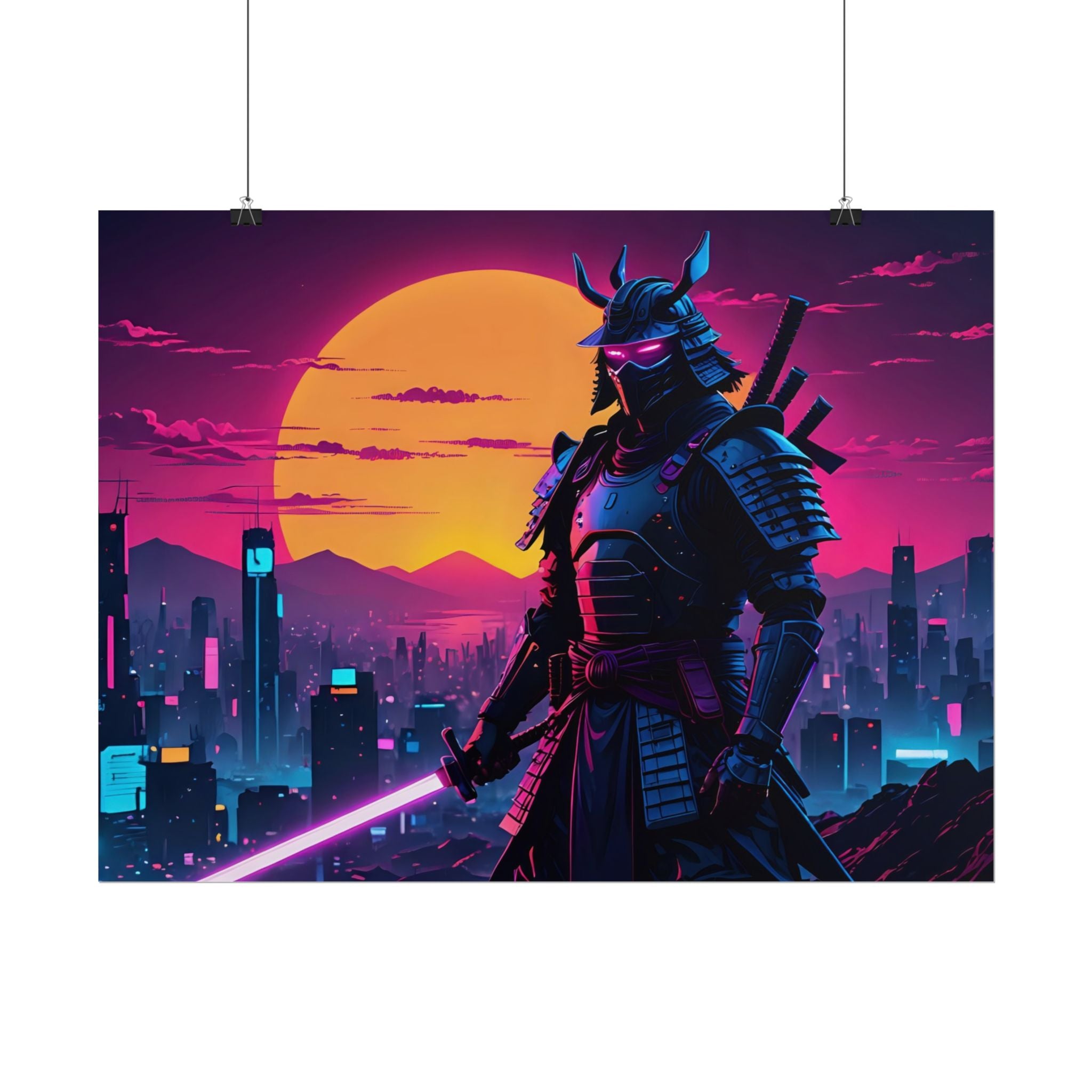 samurai-retrowave-poster-print-synthawave-wall-art-poster-gift-for-anime-fans-home-decor-japanese-art-retro-aesthetic-lightsa