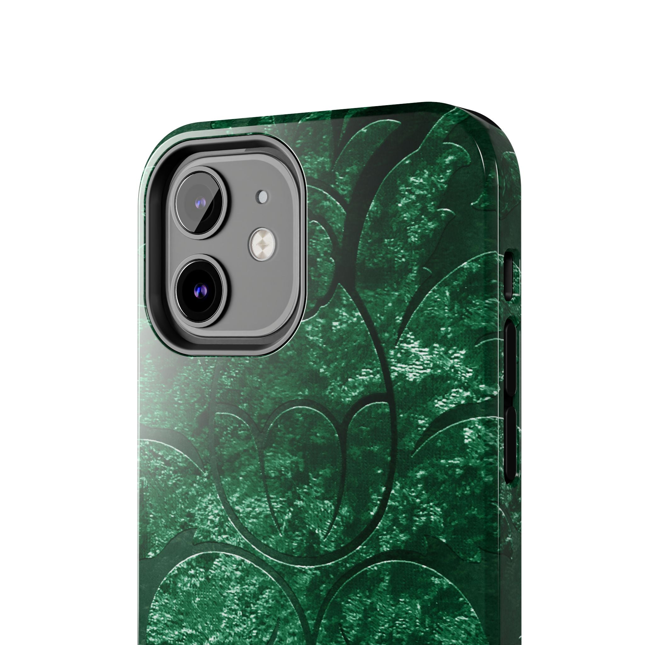 embossed-emerald-velvet-tough-iphone-case-protective-iphone-cover-heavy-duty-iphone-case-rugged-phone-case-durable-smartphone