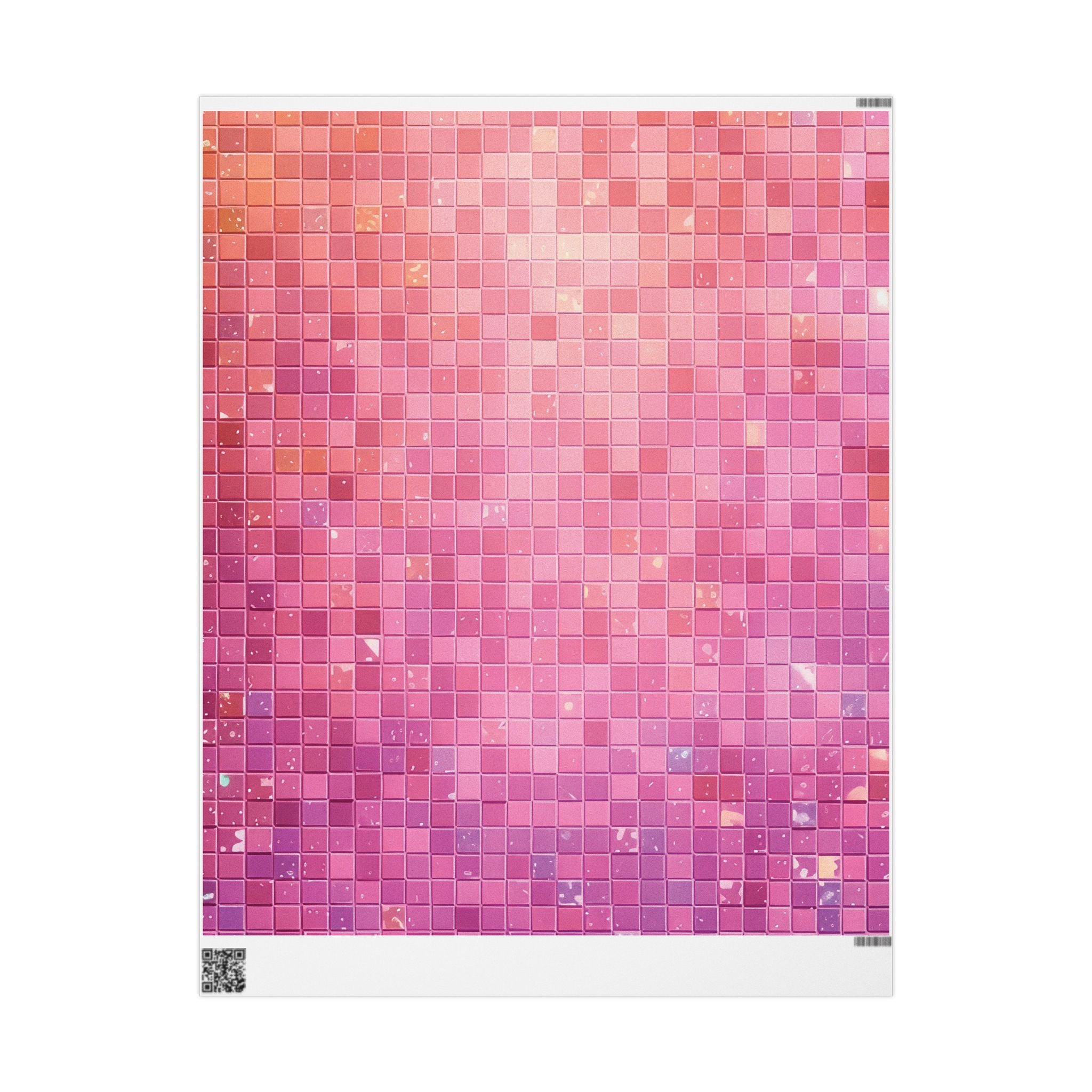 pastel-mosaic-wrapping-paper-pink-hologram-elegant-gift-wrap-for-special-occasions-birthdays-holidays-gift-wrap-wrapping-shee