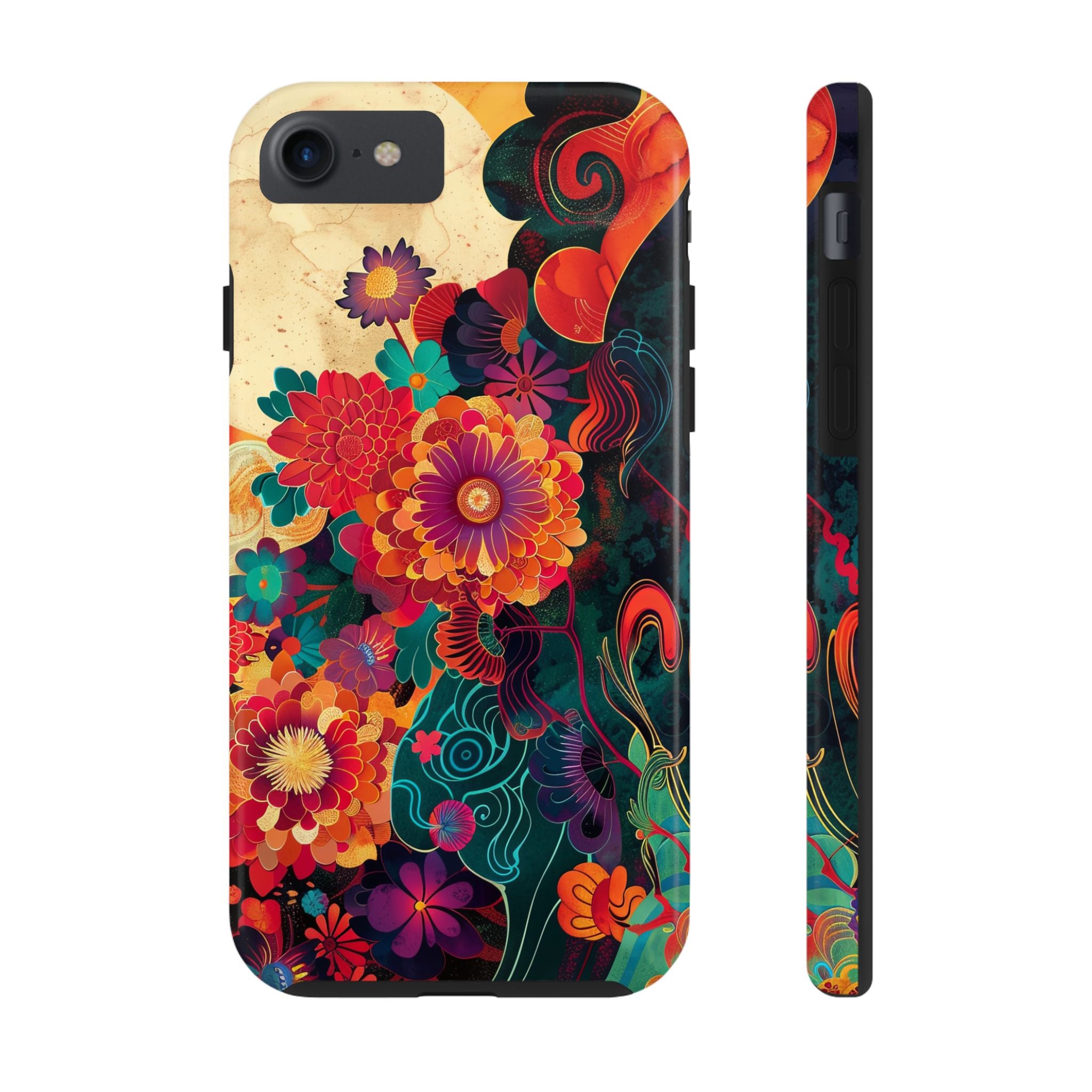 iphone-tough-case-retro-japanese-flowers-floral-phone-cover-vintage-japanese-style-protective-phone-case-asian-floral-design-