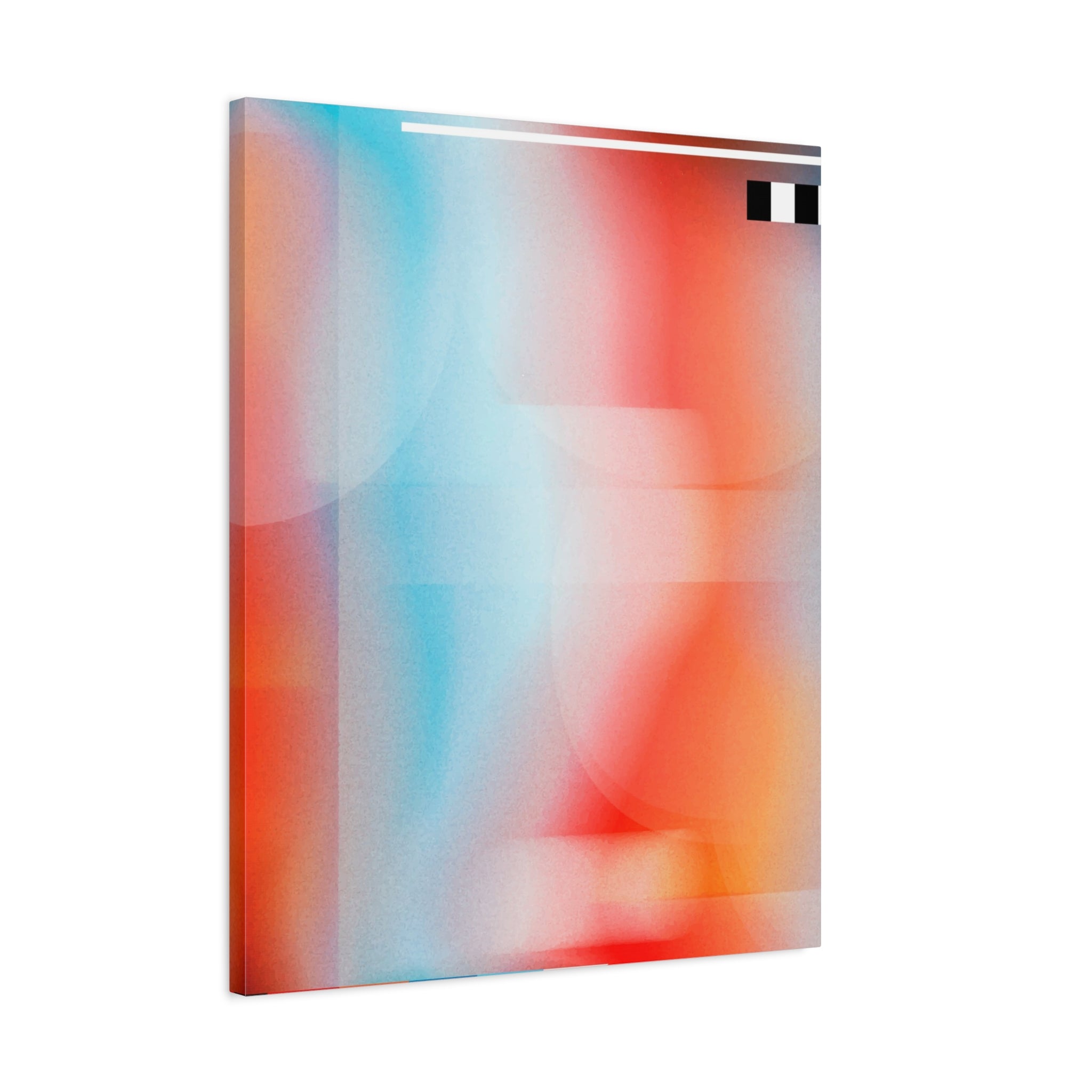 canvas-print-abstract-orange-retro-colorful-home-decor-wall-art-stretched-matte-canvas-living-room-decor-unique-gift-idea