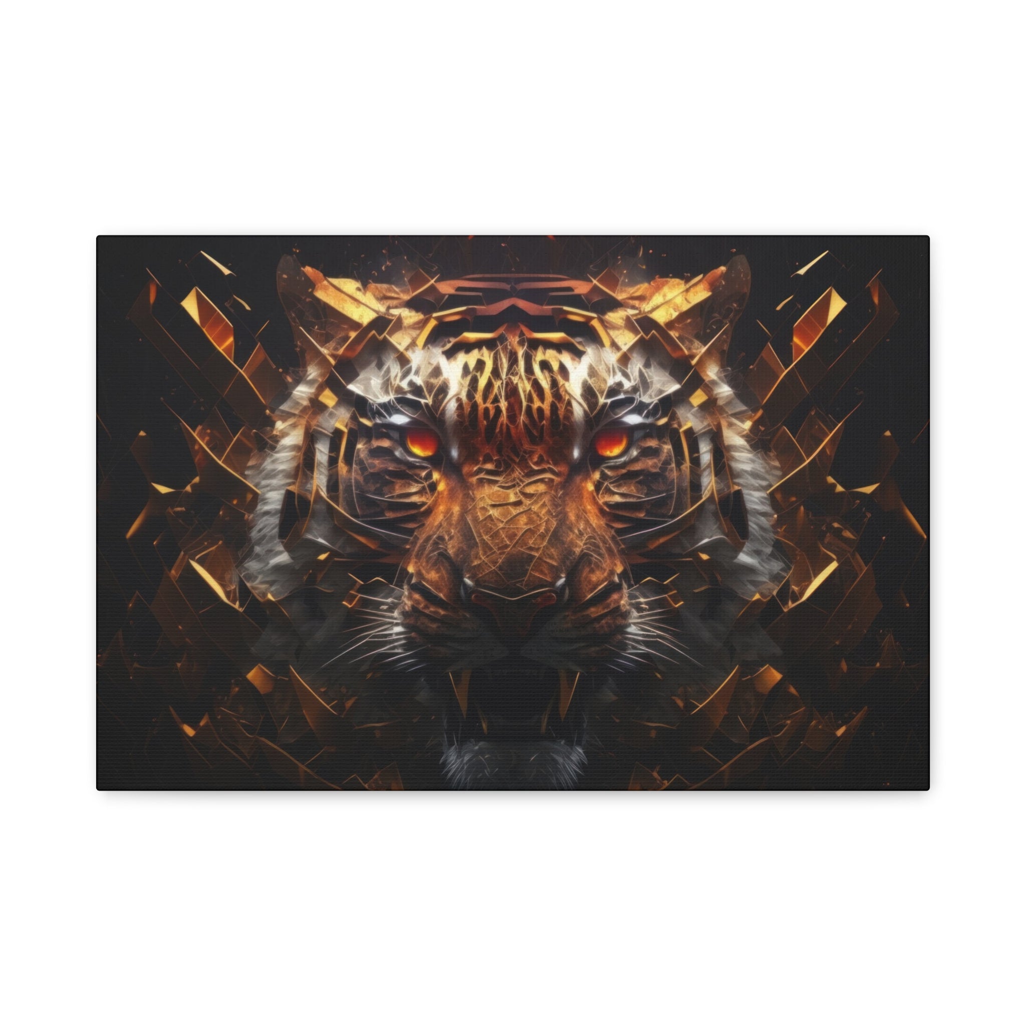 canvas-print-tiger-face-predator-fantasy-art-home-living-room-decor-matte-stretched-wall-art-animal-art-tiger-canvas