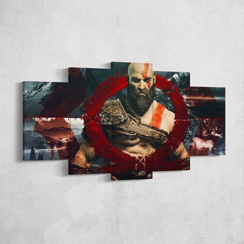god-of-war-5-piece-canvas-wall-art-kratos-god-of-war-poster-extra-large-wall-art-god-of-war-5-piece-god-of-war-5-panel-4