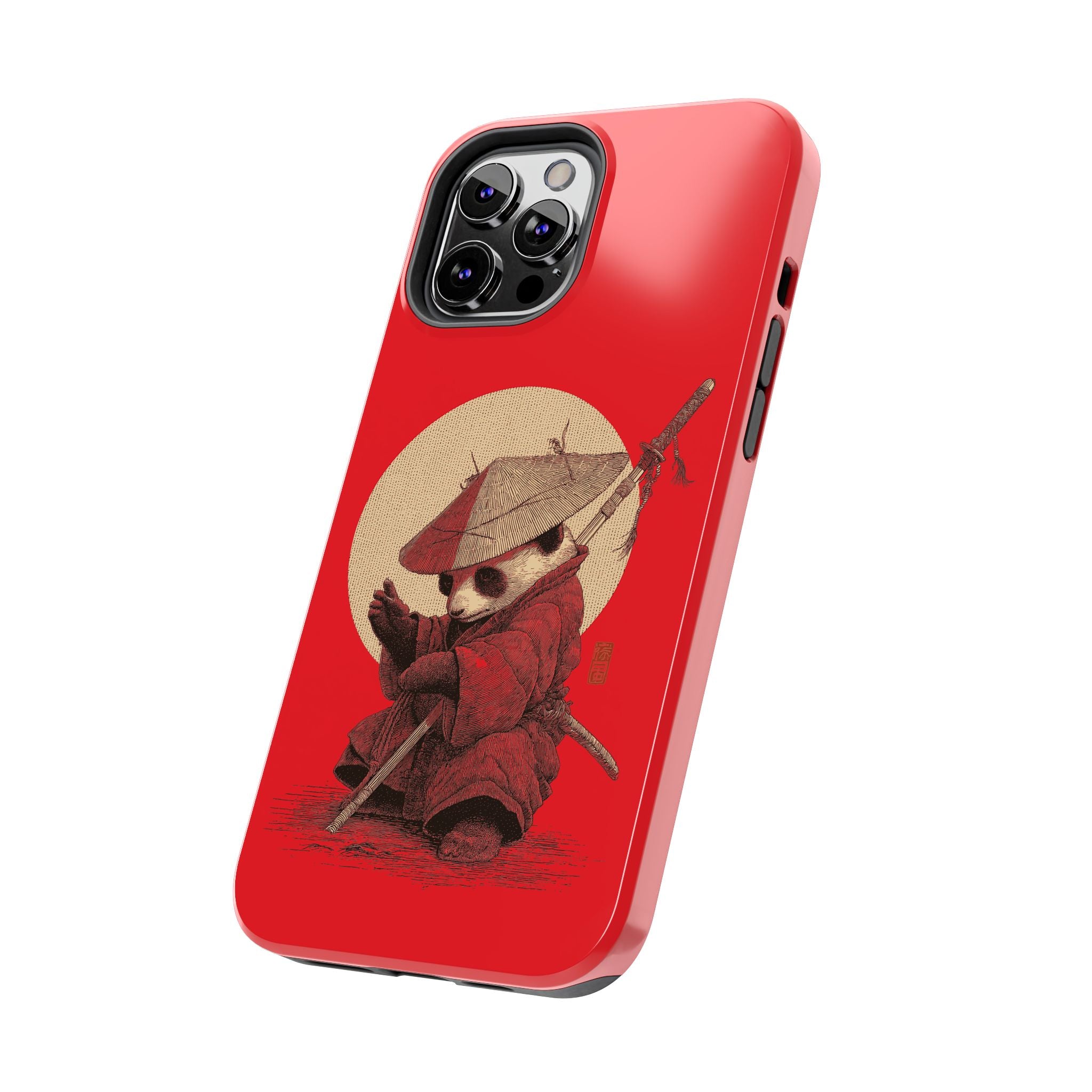 japanese-samurai-panda-iphone-tough-case-kawaii-animal-phone-cover-protective-phone-cover-japandi-art-iphone-case