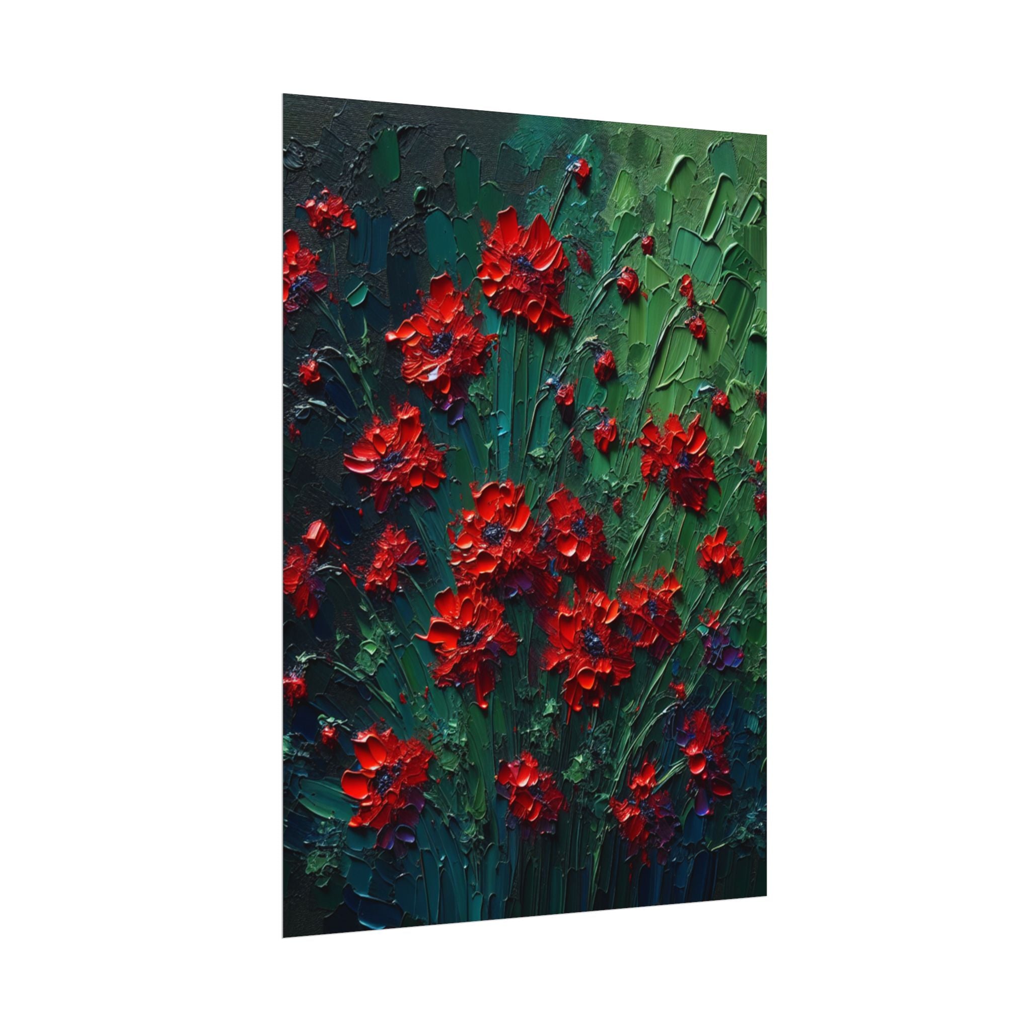 red-wildflowers-poster-print-impasto-oil-painting-look-stretched-wall-art-home-decor-floral-print-gift-for-nature-lover