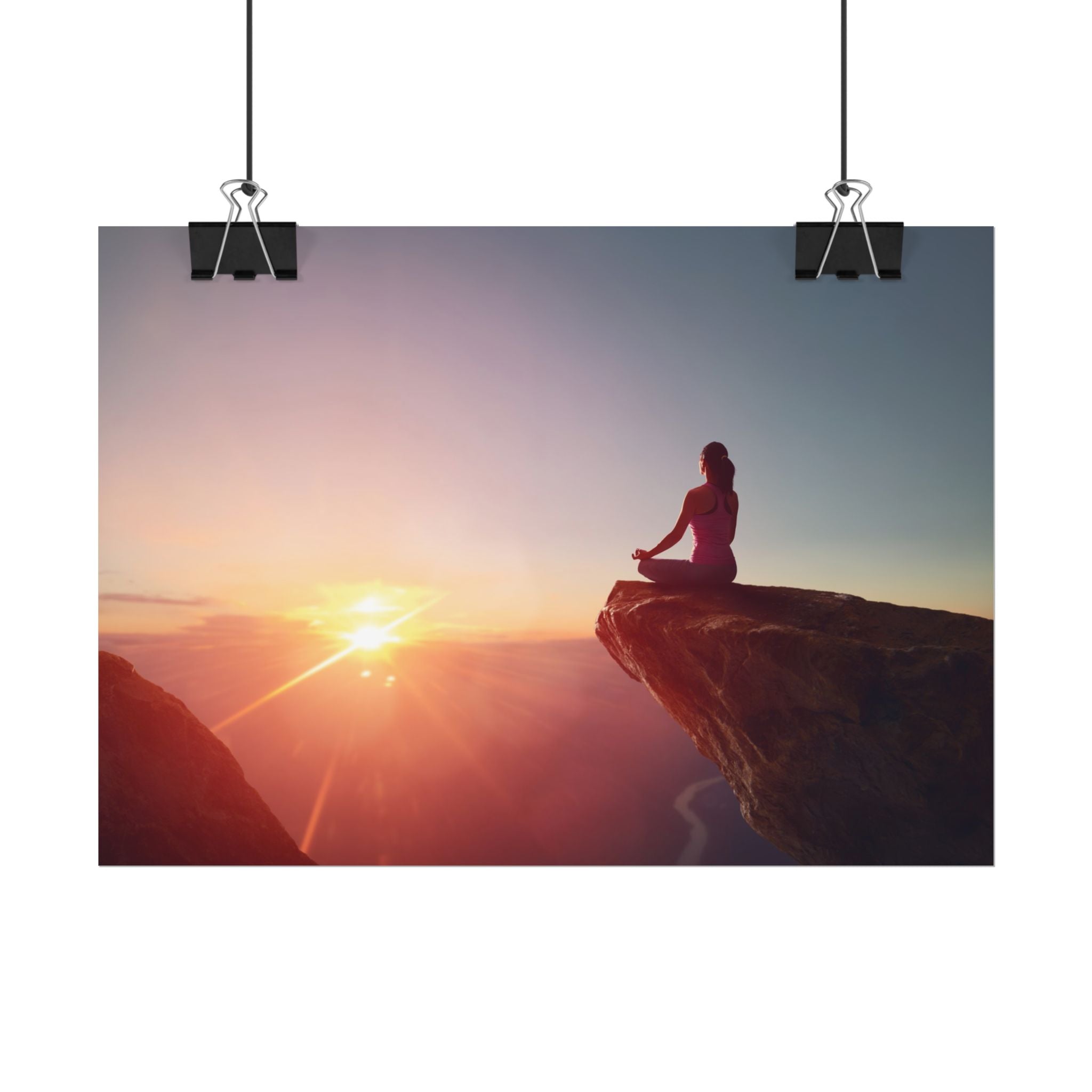 sunset-meditation-poster-yoga-wall-decor-mindfulness-poster-art-print-spiritual-gift-serene-home-decor-rolled-posters