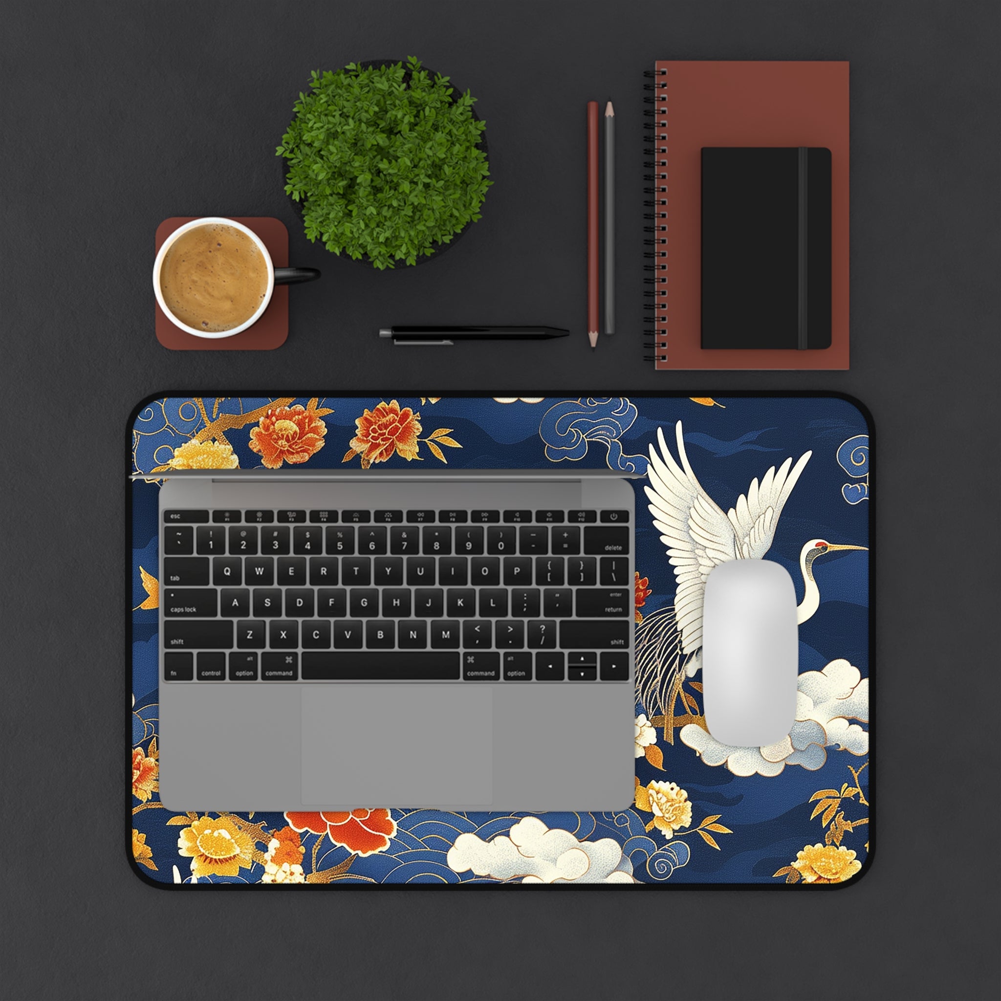 japanese-cranes-art-desk-mat-mousepad-desk-pad-for-home-office-white-asian-crane-design-gift-for-bird-lovers-office-decor-wor