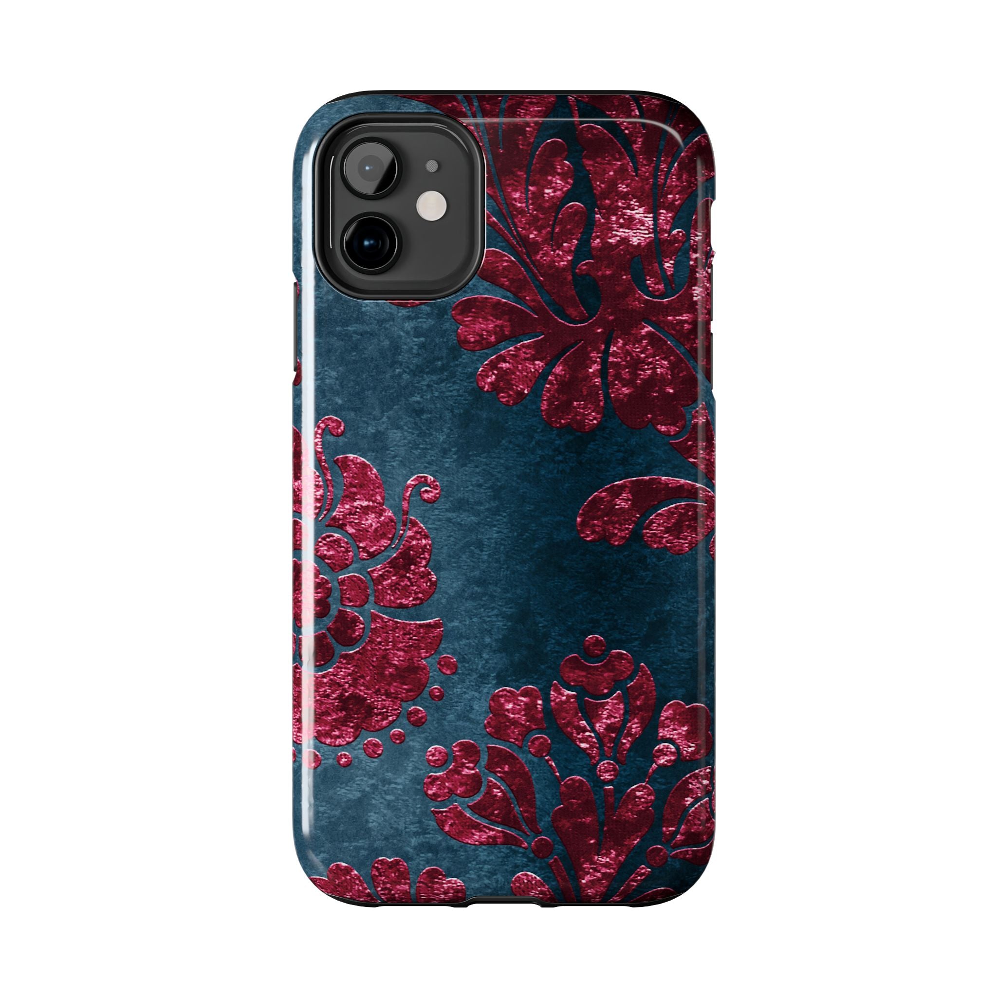 embossed-burgundy-velvet-tough-iphone-case-protective-iphone-cover-heavy-duty-iphone-case-rugged-phone-case-durable-smartphon