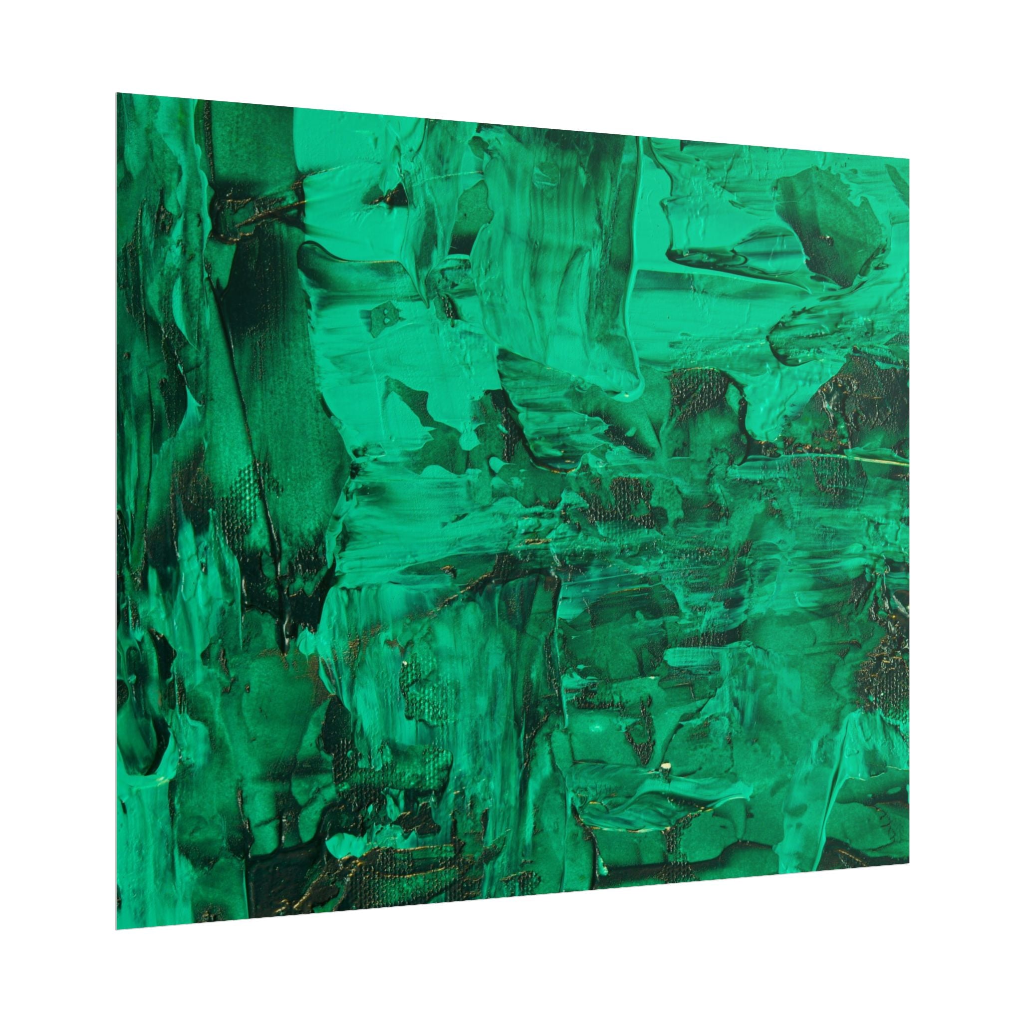 Abstract Green Poster Wall Art, Home Decor, Office Decor, Green Canvas Bedroom, Green Poster Print, Modern Art, Green Wall Decor