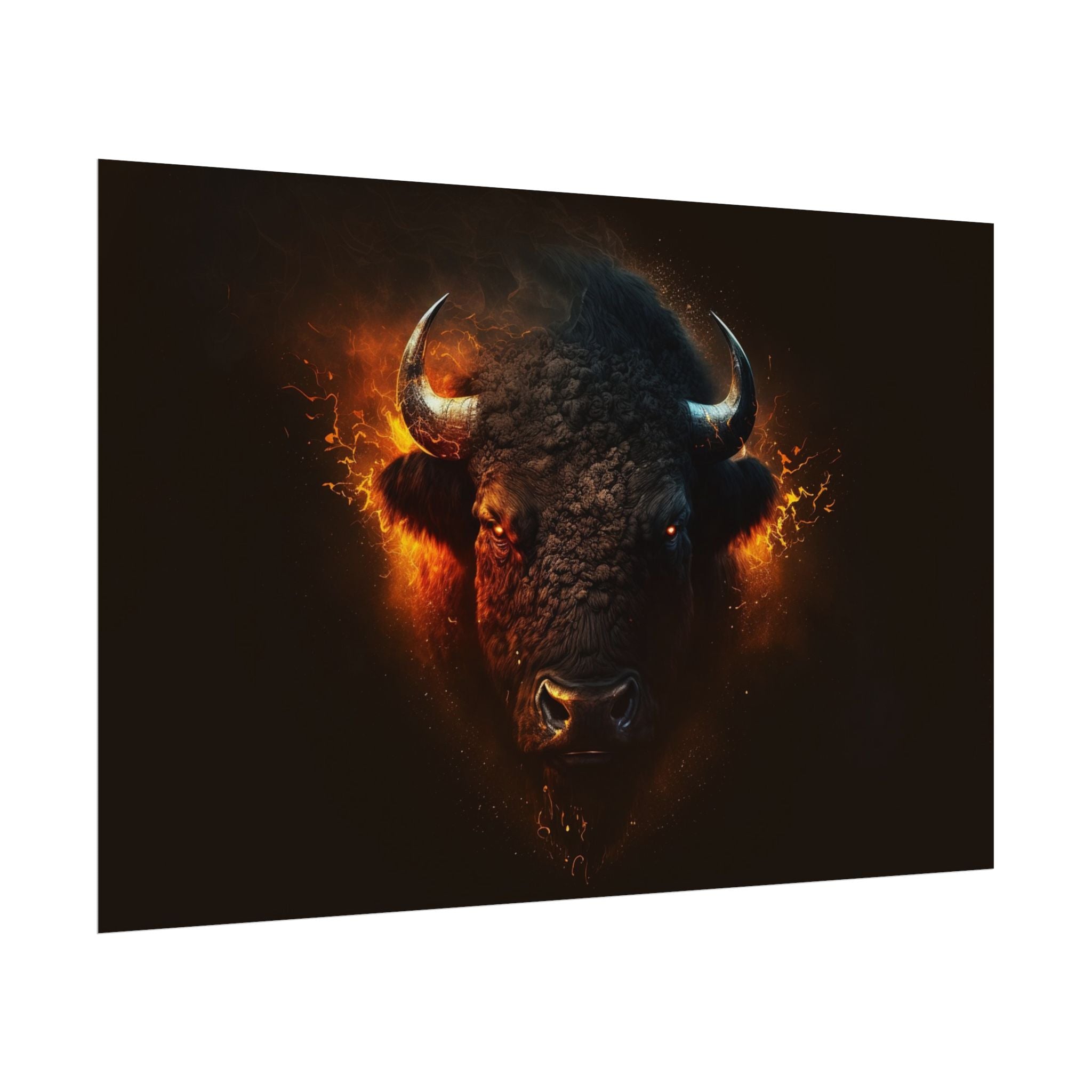 bison-art-poster-wall-decor-buffalo-gift-wildlife-home-decoration-western-bison-wall-art-nature-lover-gift-farm-house-wall-de