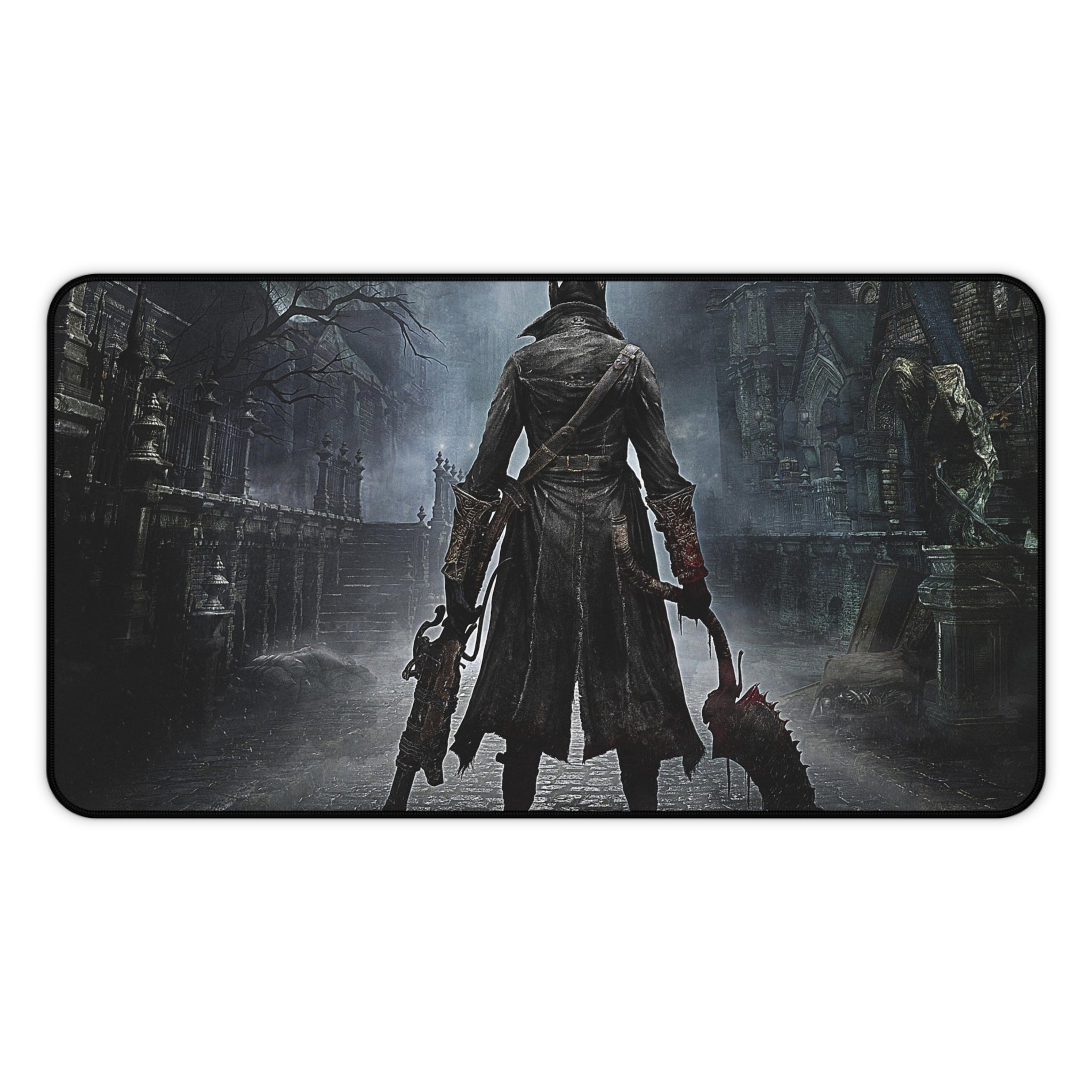 bloodborne-mouse-pad-the-hunter-desk-pad-large-gaming-desk-mat-custom-desk-pad-protective-desk-pad