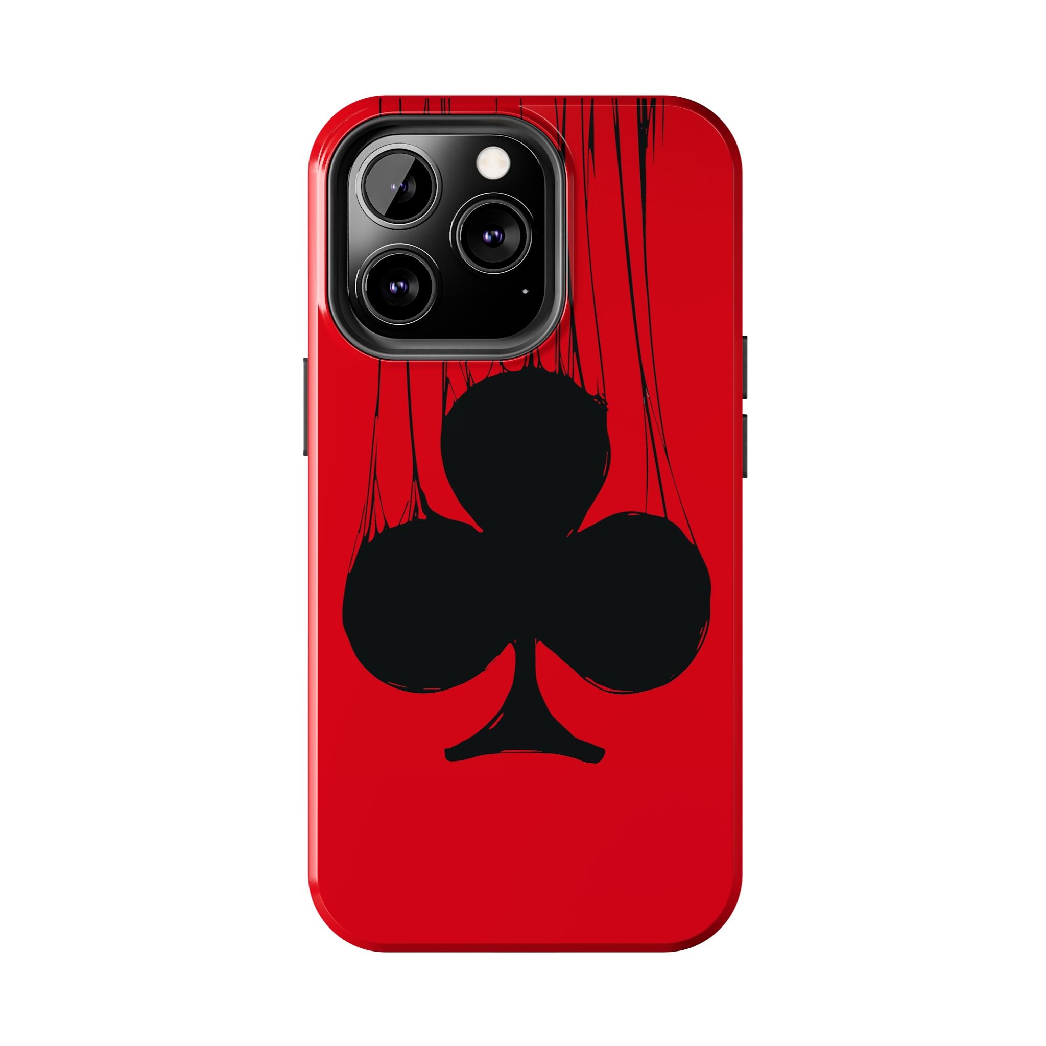 clubs-playing-cards-iphone-tough-case-protective-iphone-cover-card-game-lover-gift-gambling-theme-iphone-case-durable-card-su