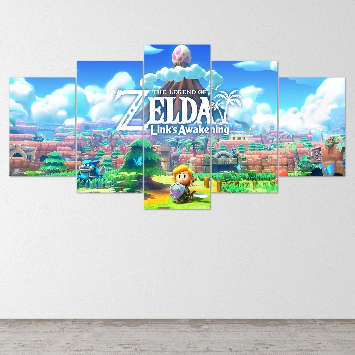 the-legend-of-zelda-5-piece-canvas-wall-art-extra-large-wall-art-the-legend-of-zelda-poster-the-legend-of-zelda-5-piece-5-pan