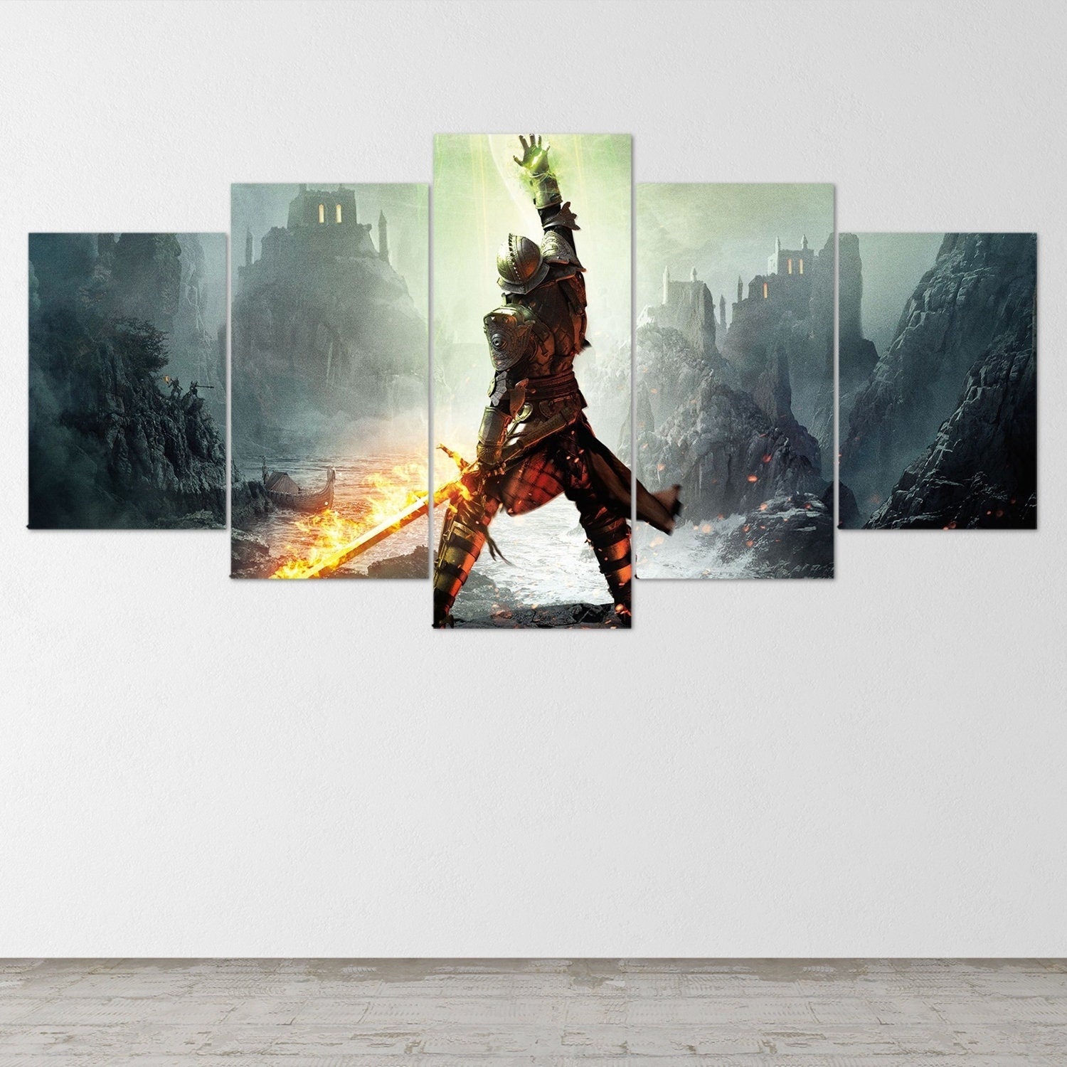 dragon-age-inquisitions-5-piece-canvas-wall-art-dragon-age-origins-dragon-age-wall-art-dragon-age-poster-dragon-age-2-5-panel