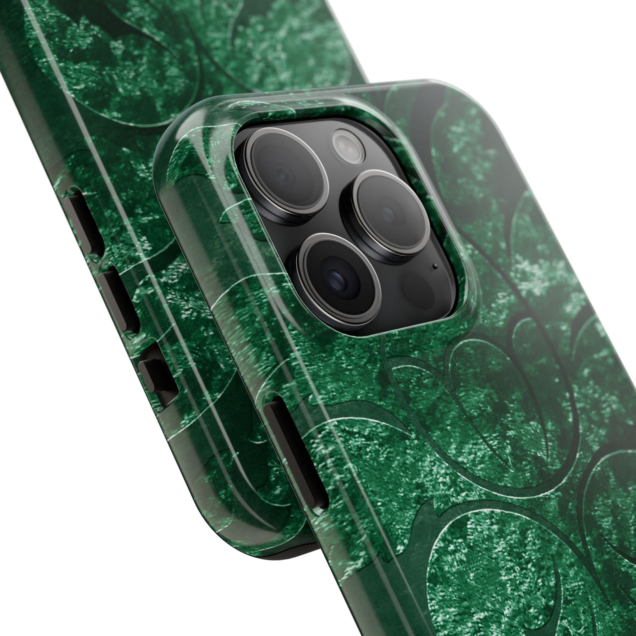 embossed-emerald-velvet-tough-iphone-case-protective-iphone-cover-heavy-duty-iphone-case-rugged-phone-case-durable-smartphone