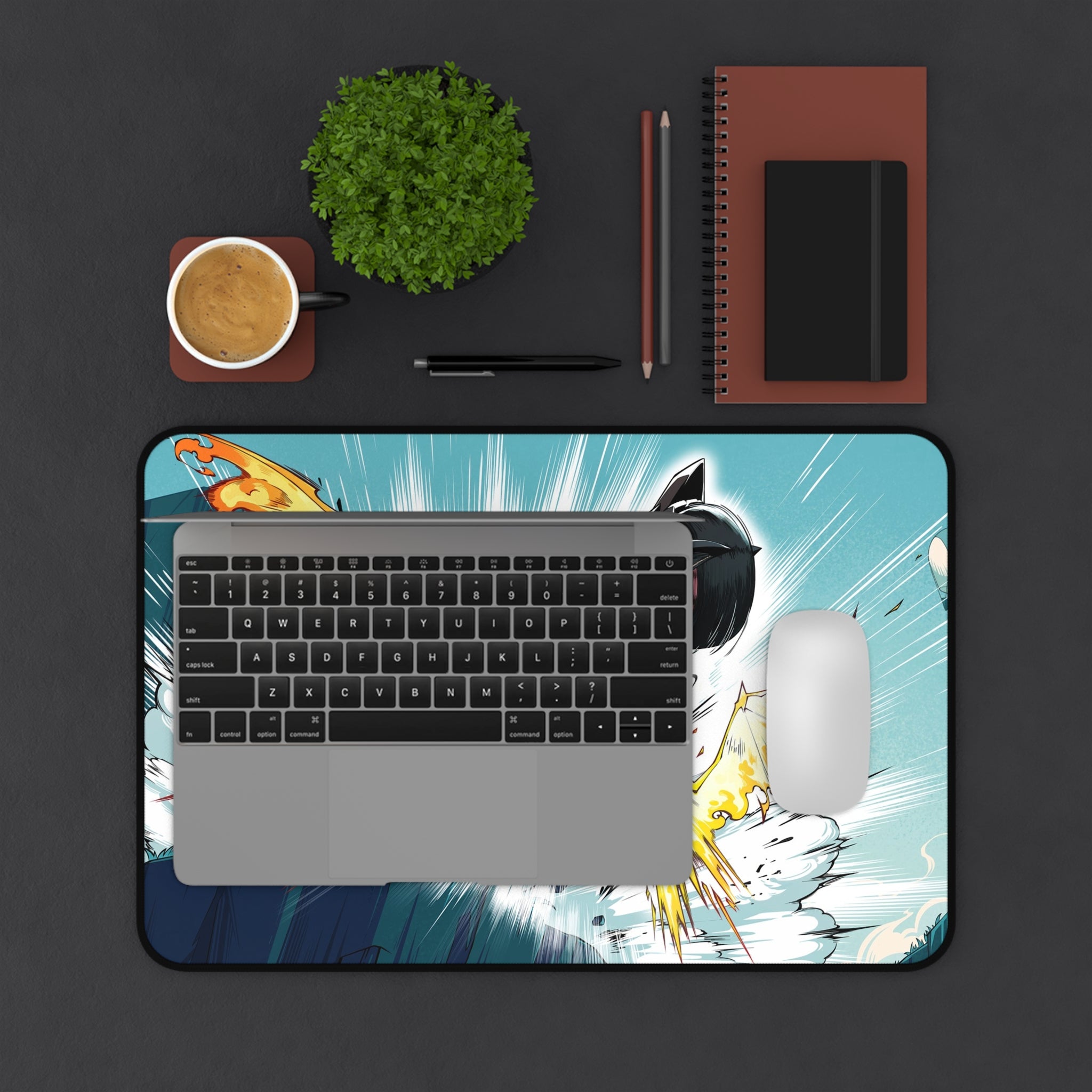 Genshin Impact Mavuika Mousepad - Desk Mat - XL Anime Gaming Pad - Waifu Extended Desk Pad - Genshin