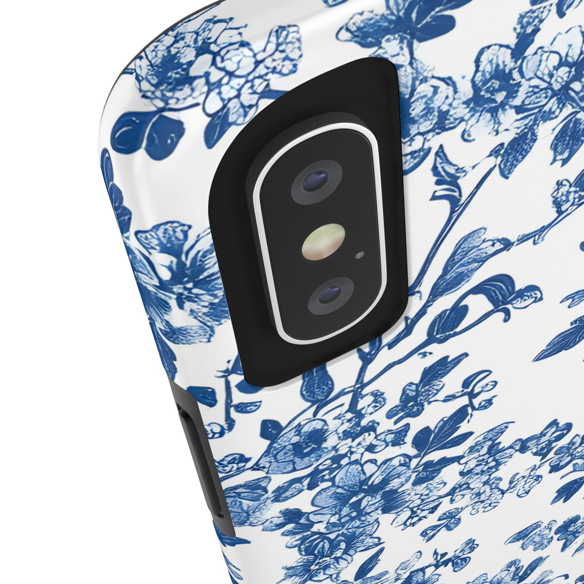 french-toile-floral-tough-iphone-case-blue-iphone-cover-protective-iphone-case-hard-shell-iphone-case-vintage-design-phone-ca