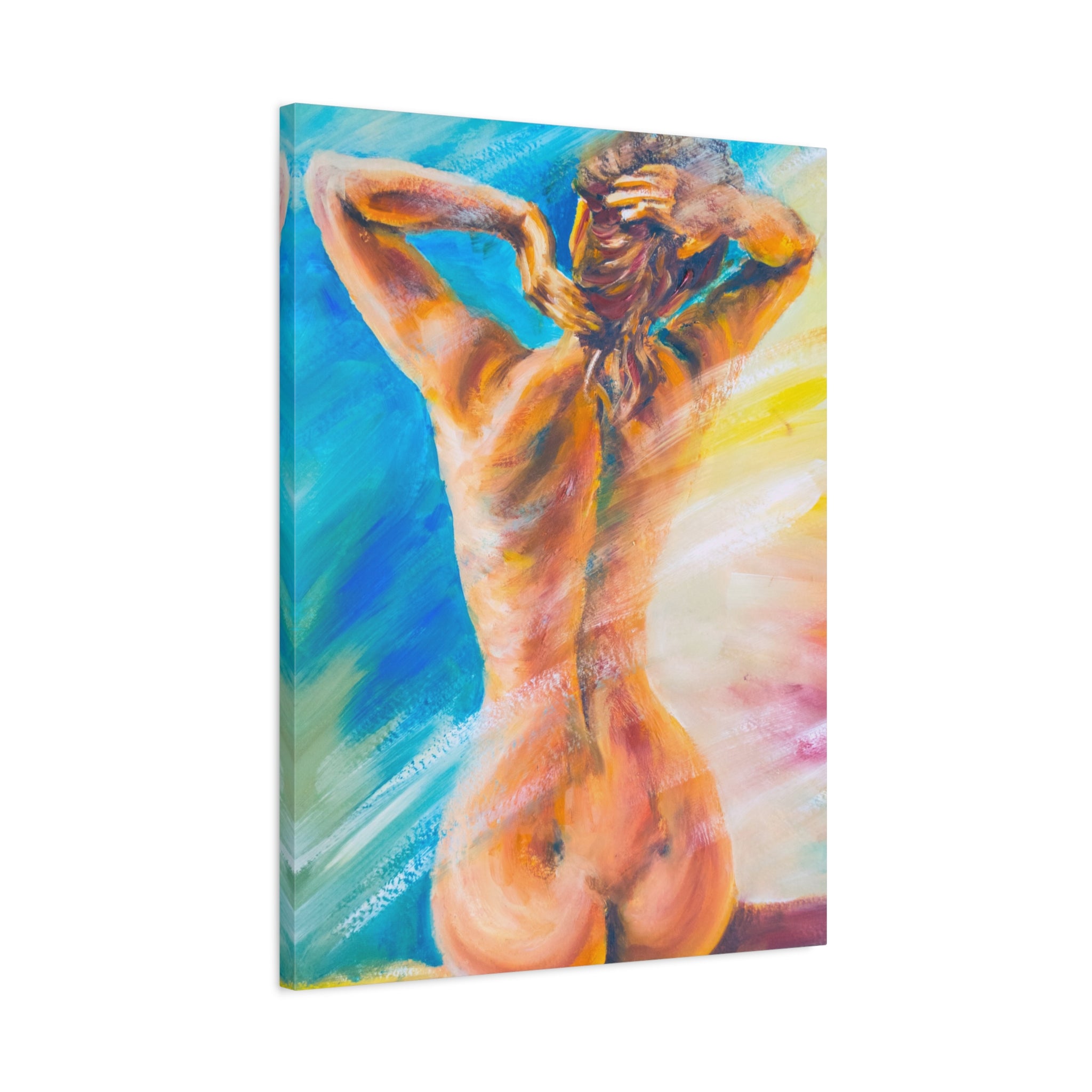 canvas-print-violin-naked-woman-body-oil-effect-wall-decor-matte-stretched-art-musician-gift-bedroom-decoration-living-room-a