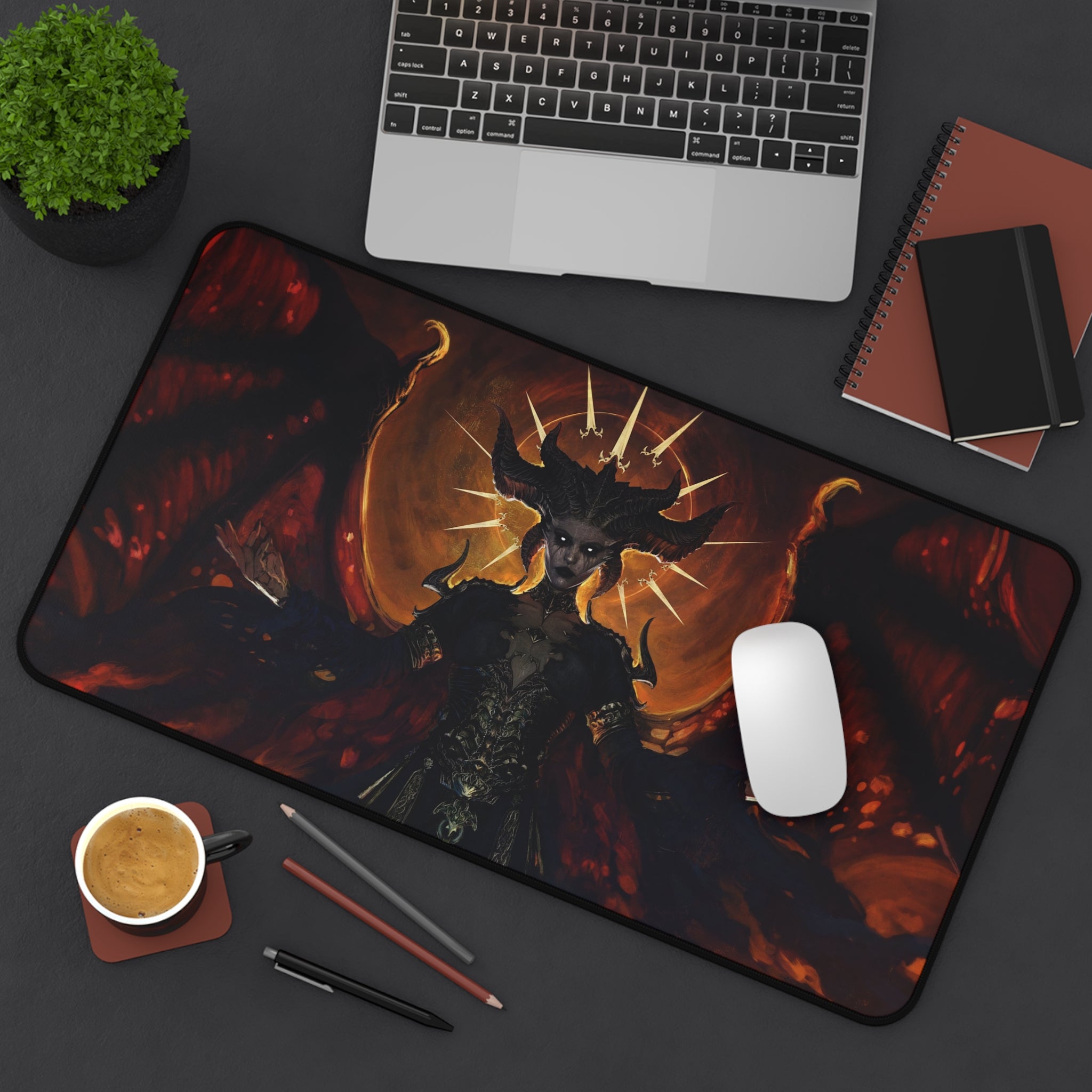 diablo-4-lilith-art-gaming-mouse-pad-xl-desk-mat-gothic-desk-pad-diablo-iv-large-computer-mat-gamer-